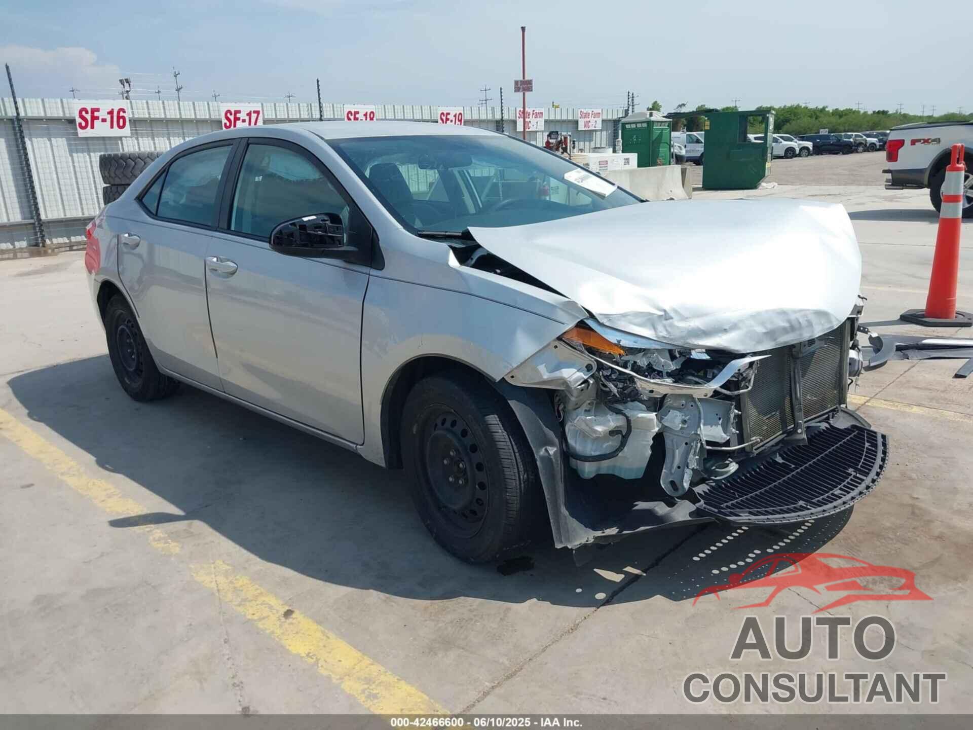 TOYOTA COROLLA 2015 - 2T1BURHE3FC330974