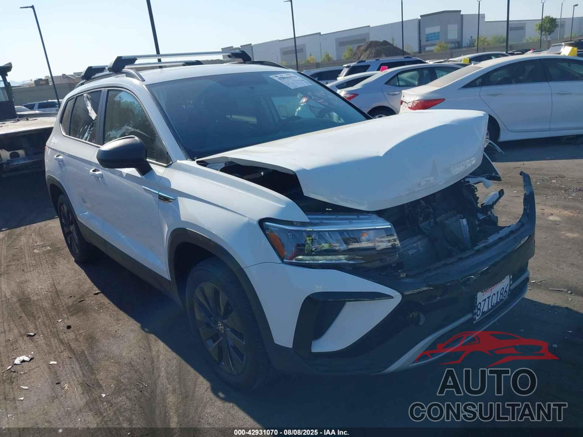 VOLKSWAGEN TAOS 2022 - 3VVCX7B27NM042266