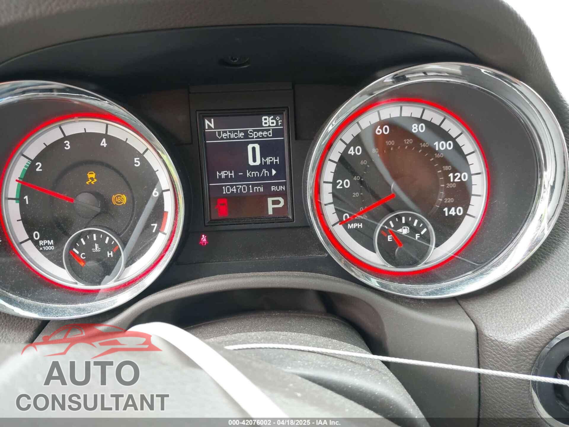 DODGE DURANGO 2013 - 1C4RDHAG4DC598250