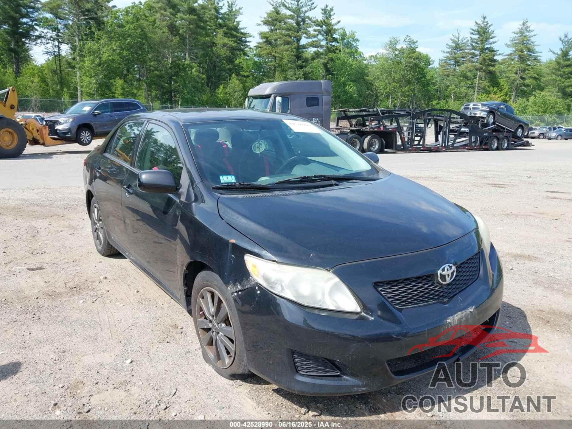 TOYOTA COROLLA 2009 - 2T1BU40E99C062855