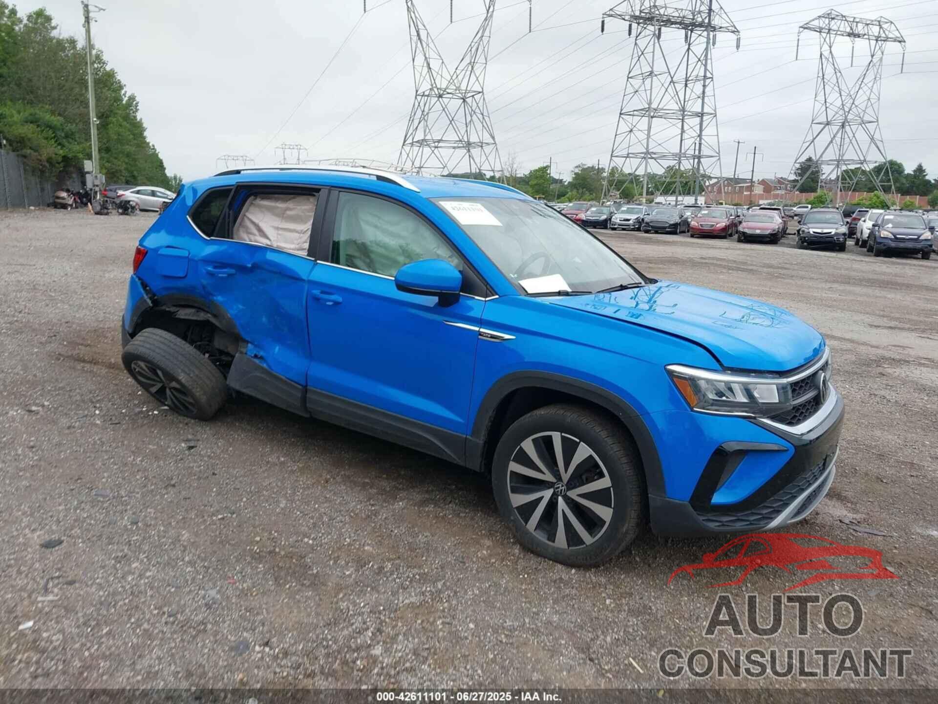 VOLKSWAGEN TAOS 2022 - 3VVYX7B24NM022451