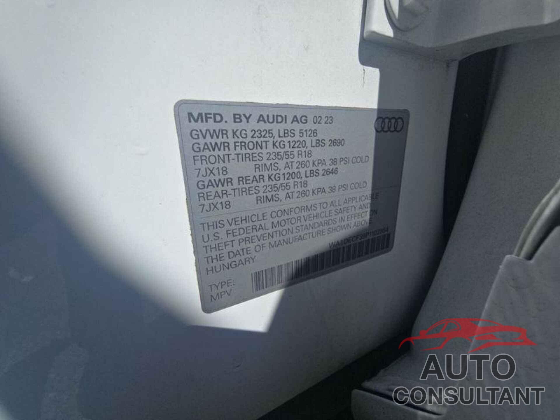 AUDI Q3 2023 - WA1DECF39P1102854