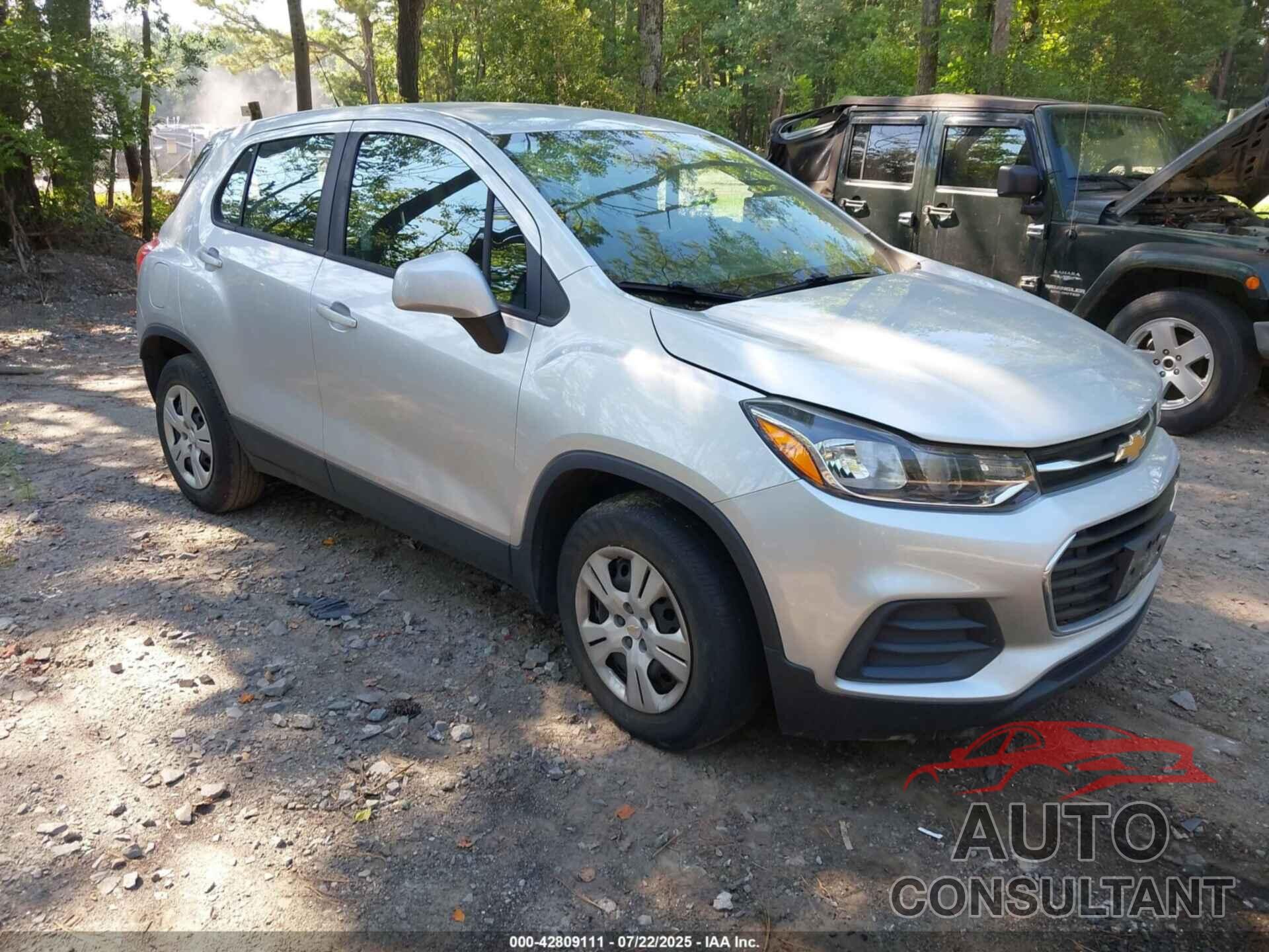 CHEVROLET TRAX 2017 - KL7CJKSB0HB088713