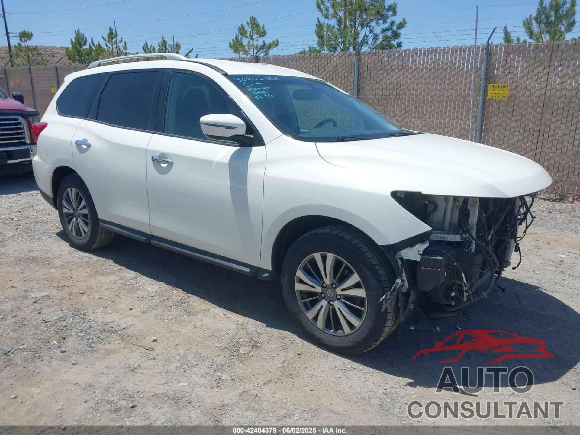 NISSAN PATHFINDER 2017 - 5N1DR2MM1HC636397