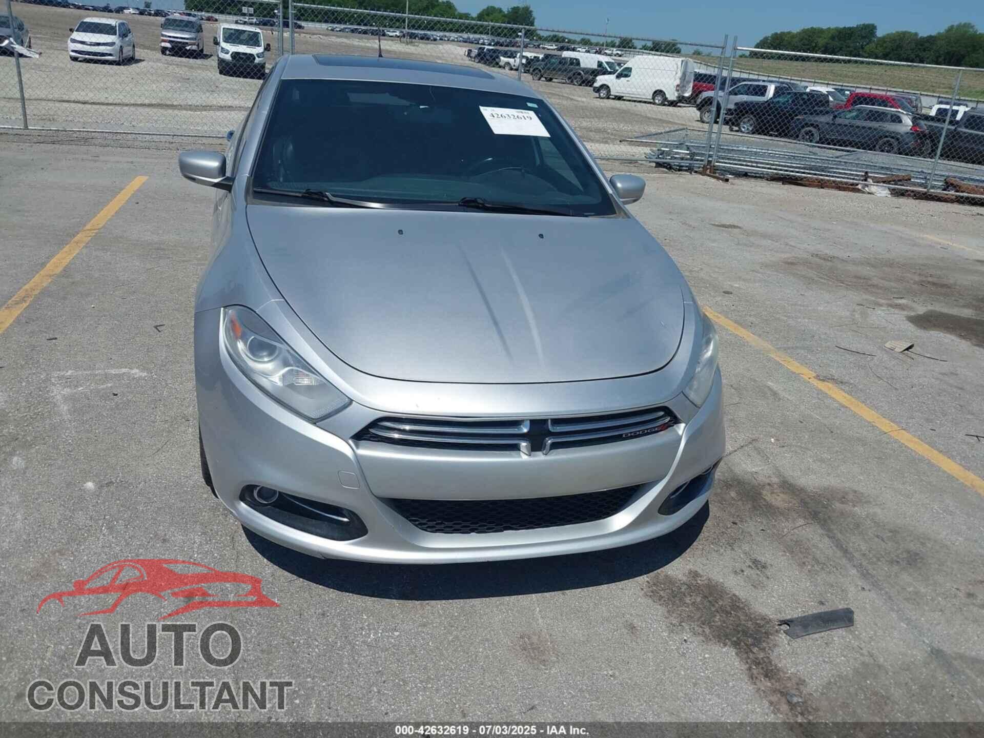 DODGE DART 2013 - 1C3CDFCA6DD336389