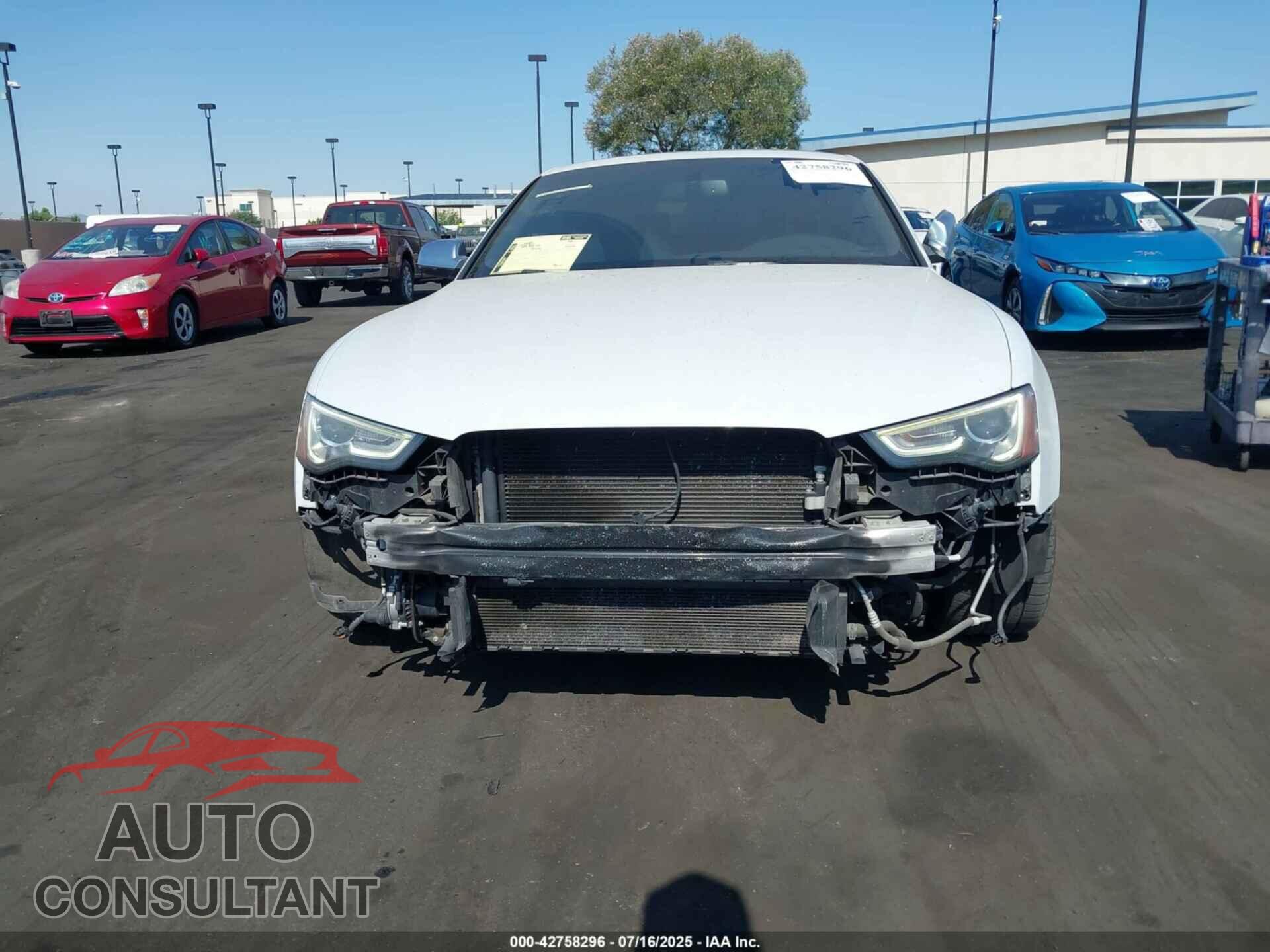 AUDI S5 2013 - WAUCGAFR0DA042850