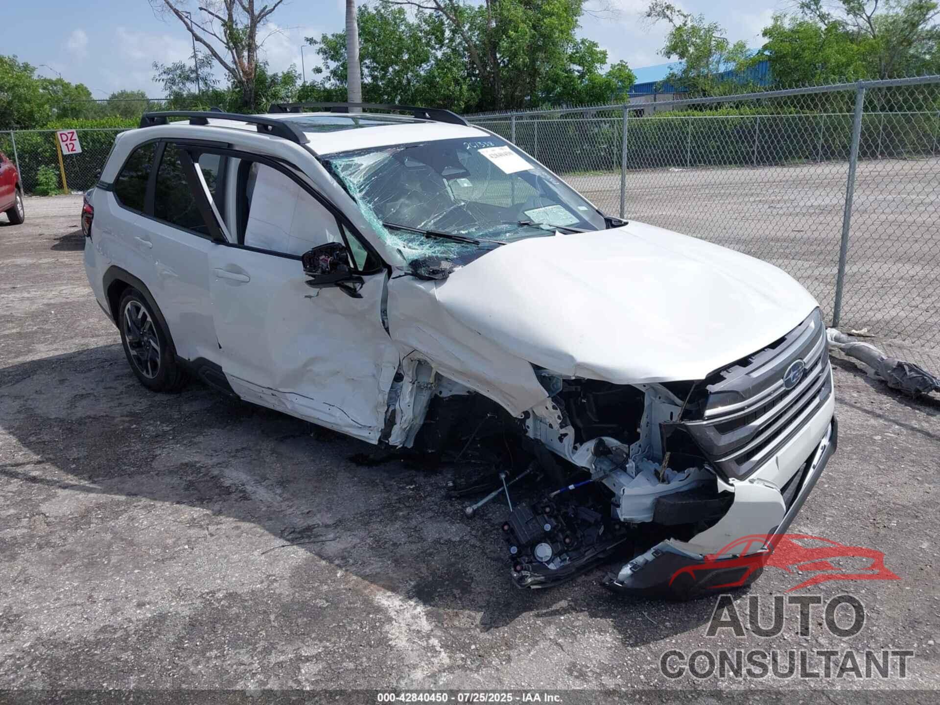 SUBARU FORESTER 2025 - JF2SLDRC1SH574889