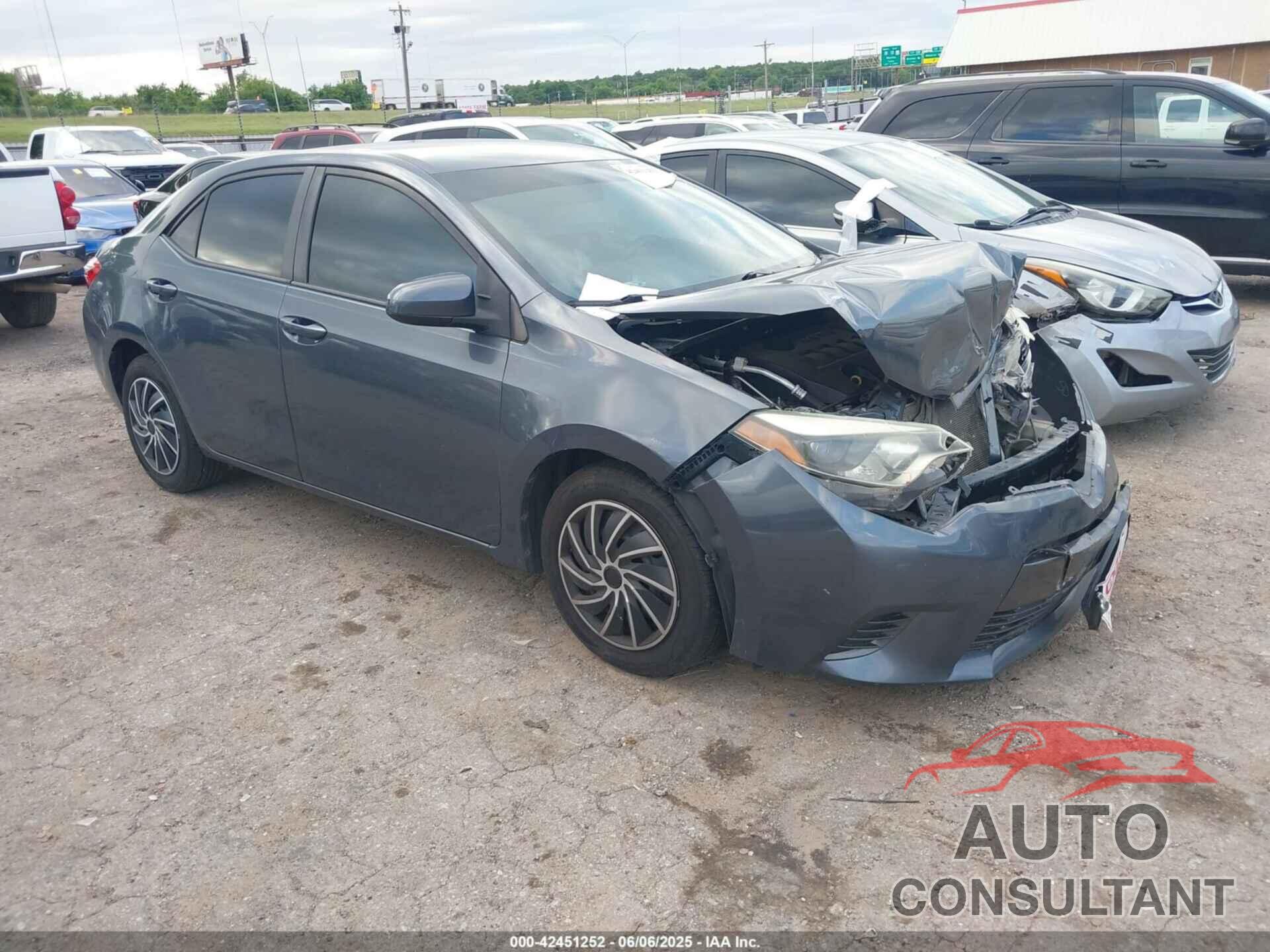 TOYOTA COROLLA 2015 - 5YFBURHE1FP185093