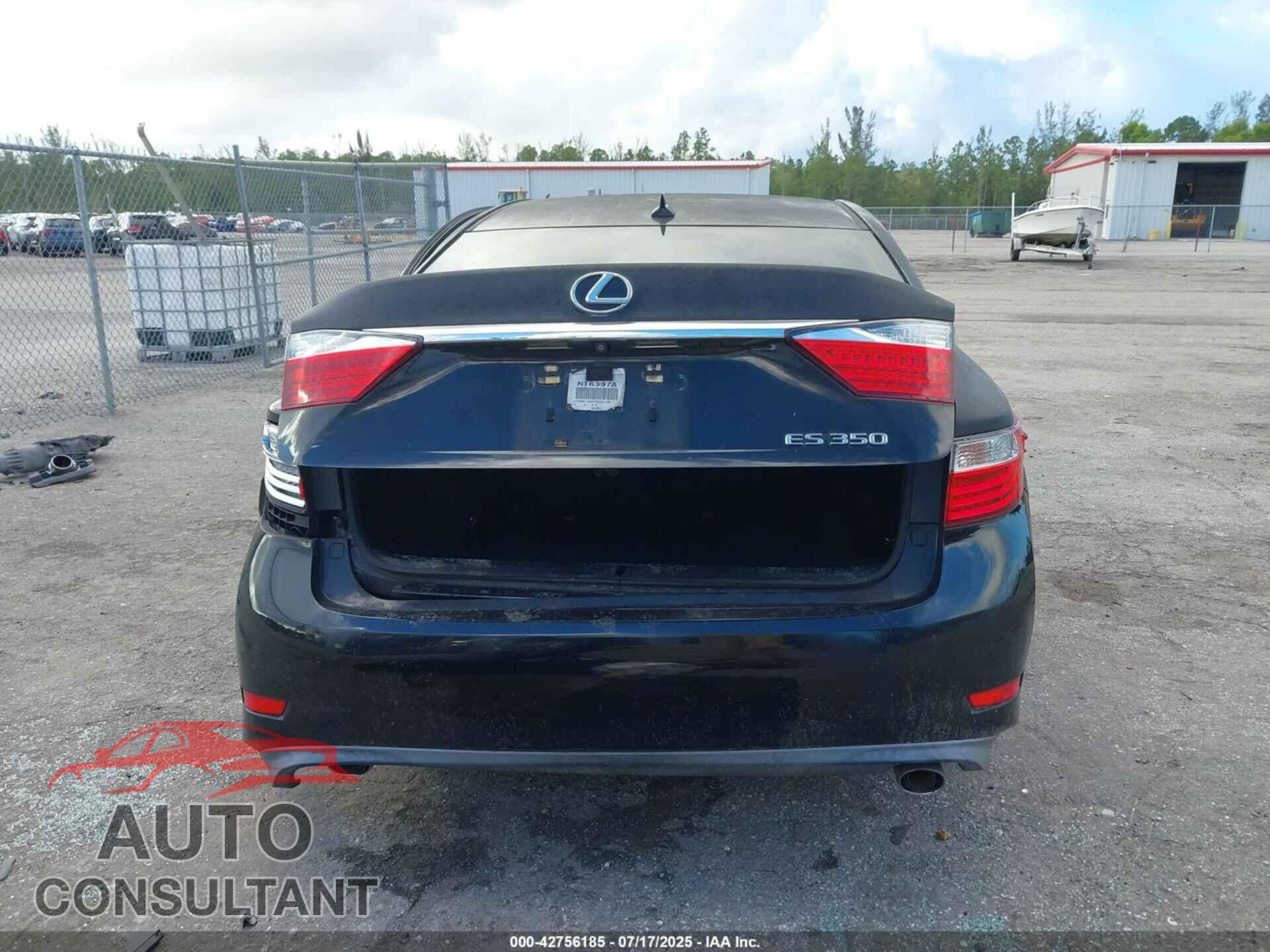 LEXUS ES 2013 - JTHBK1GG4D2034169