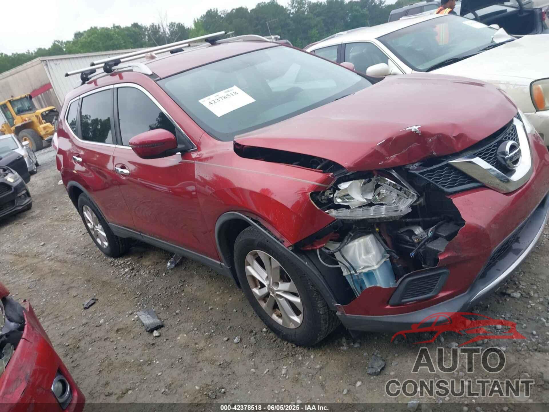 NISSAN ROGUE 2016 - KNMAT2MT5GP641772