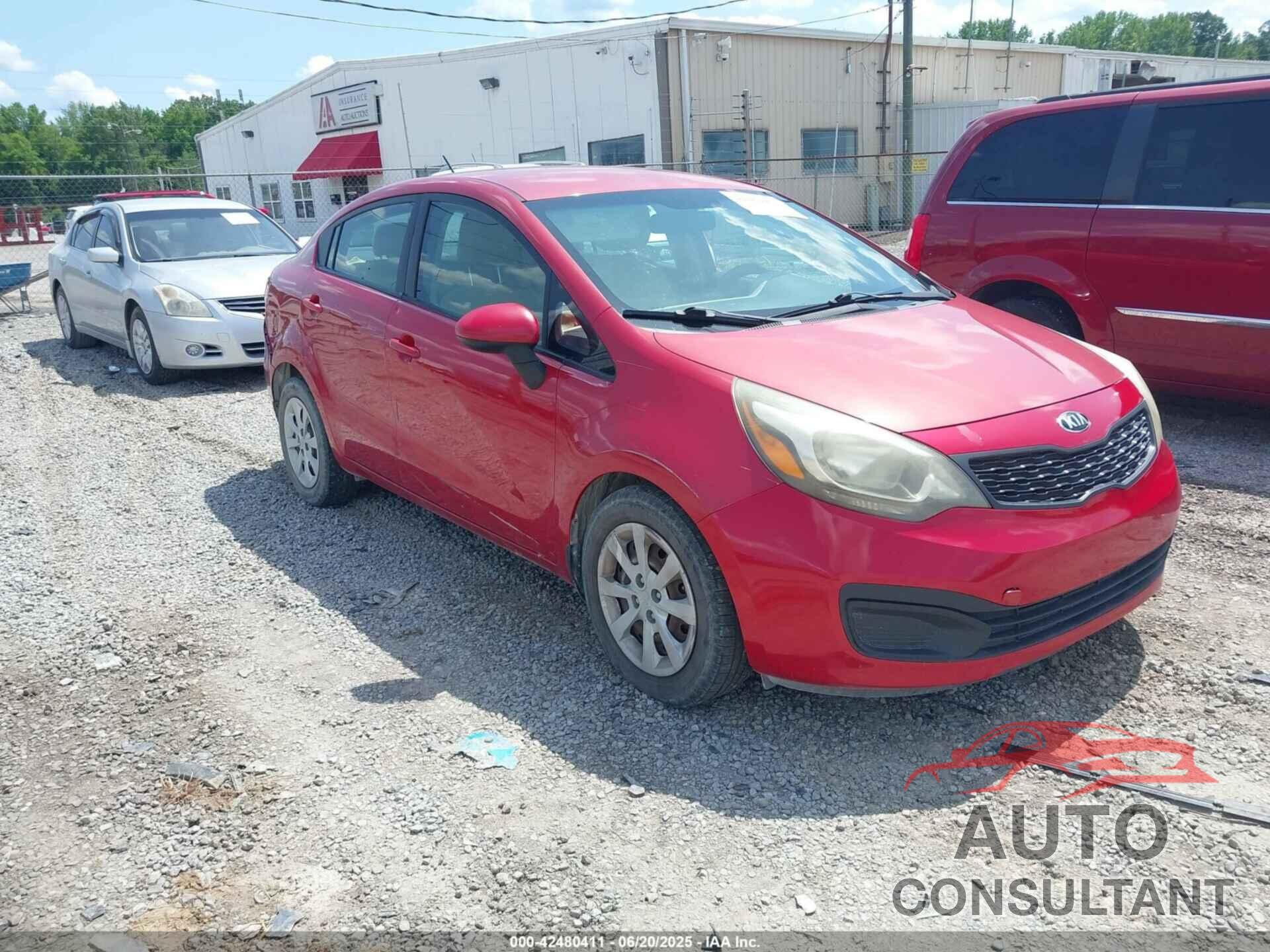 KIA RIO 2013 - KNADM4A37D6280909