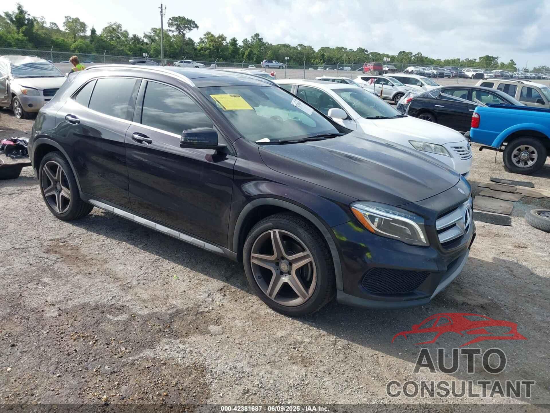 MERCEDES-BENZ GLA 250 2016 - WDCTG4EB9GJ226062
