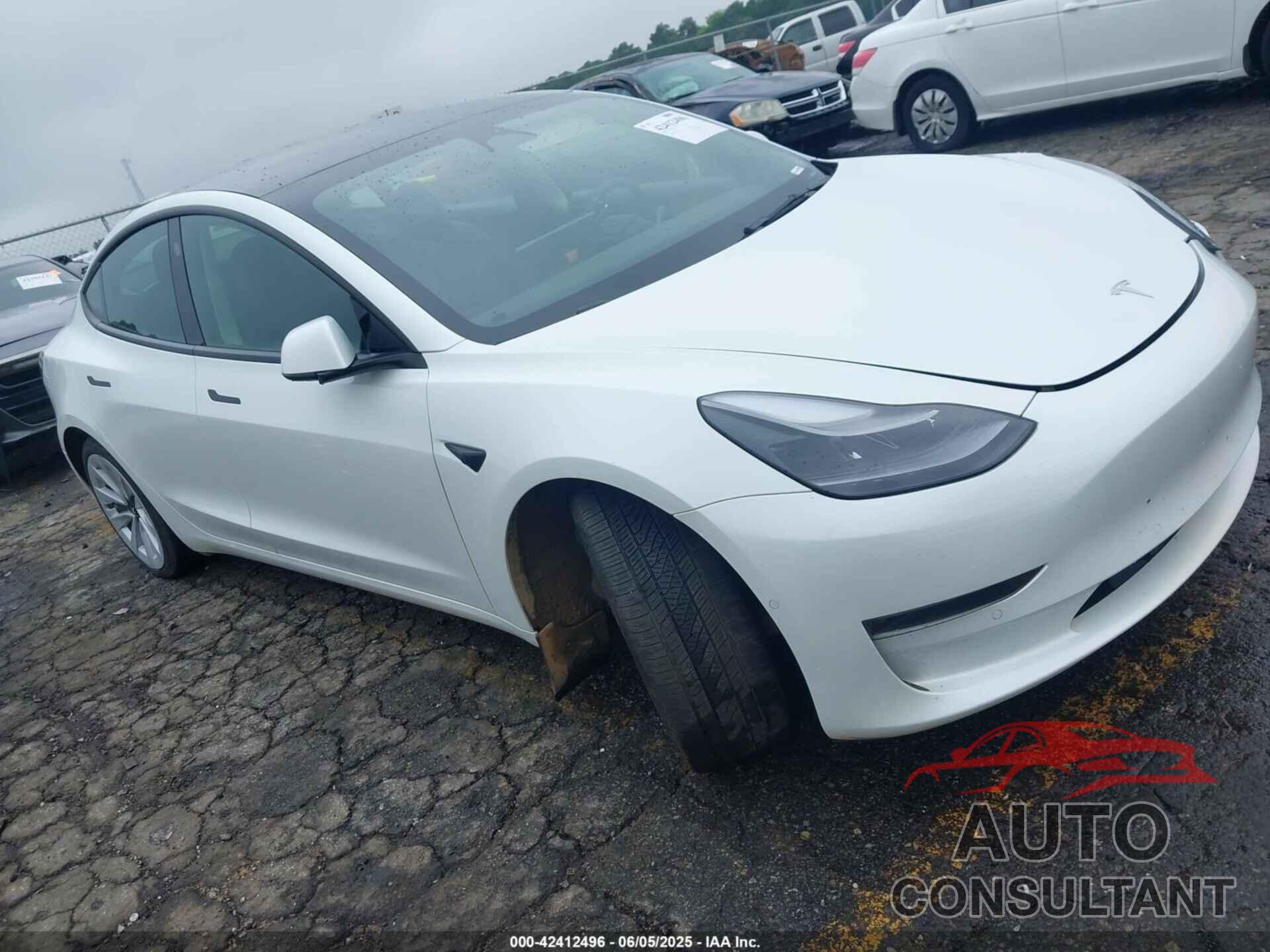 TESLA MODEL 3 2022 - 5YJ3E1EA3NF348292