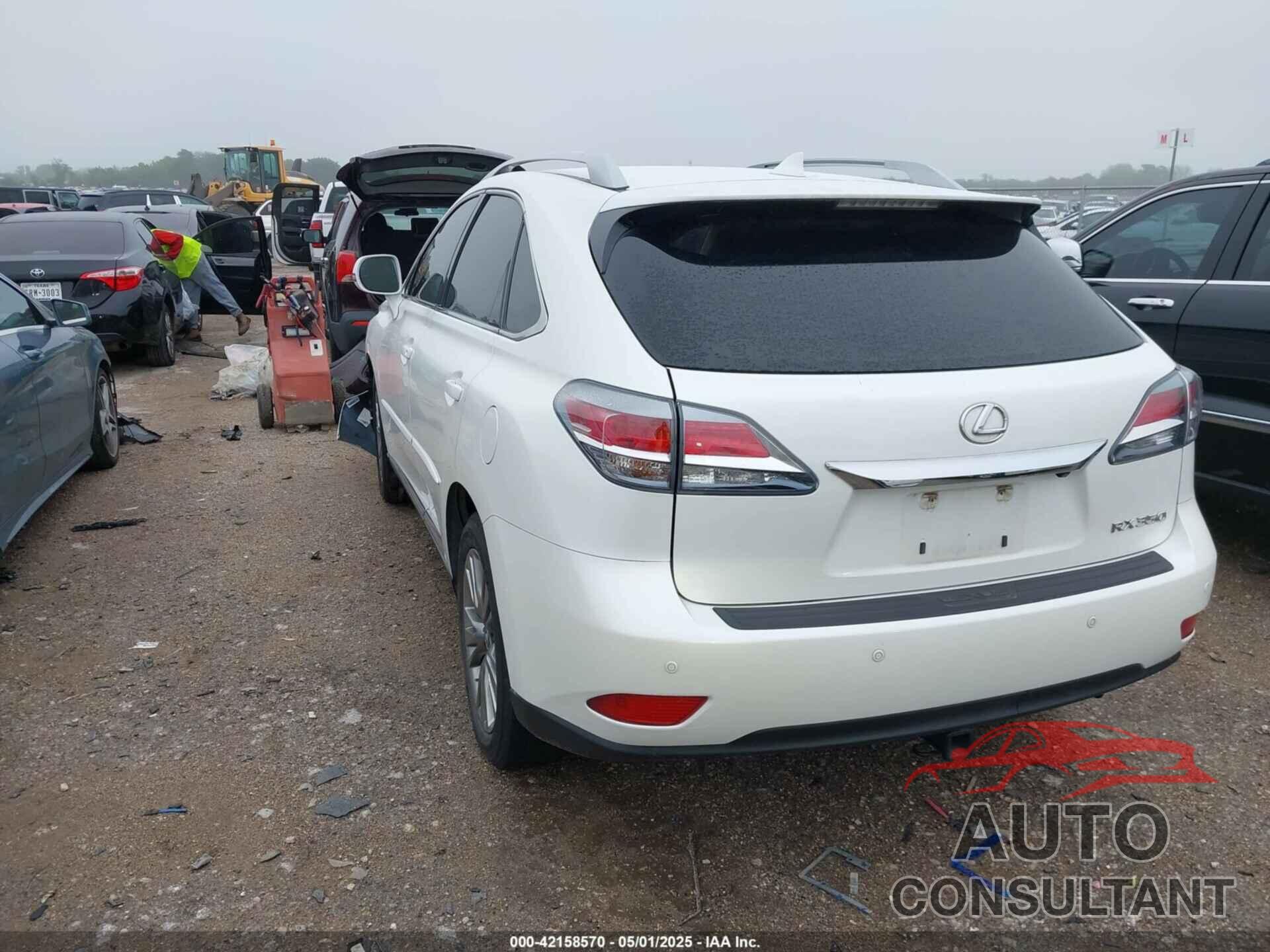 LEXUS RX 350 2014 - JTJZK1BA0E2011201
