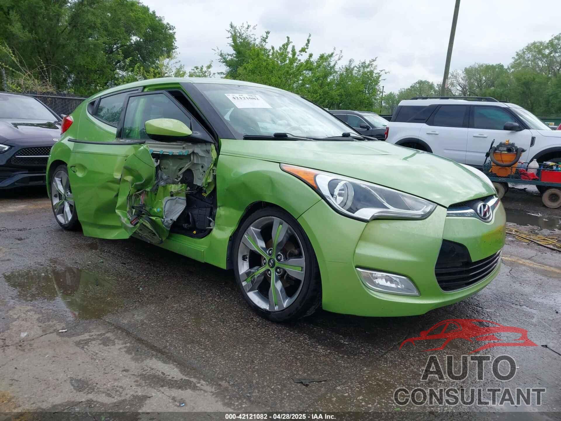 HYUNDAI VELOSTER 2012 - KMHTC6AD6CU082432