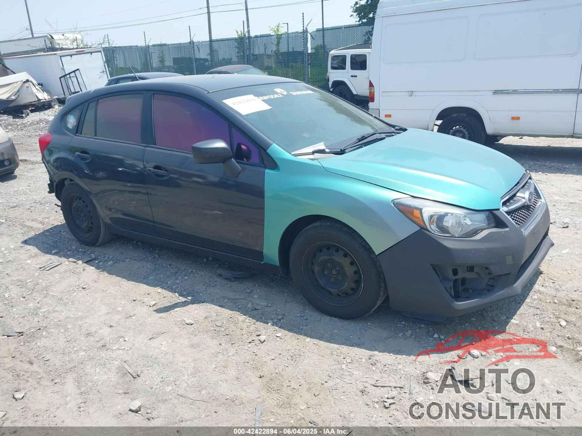 SUBARU IMPREZA 2016 - JF1GPAA60G8209100