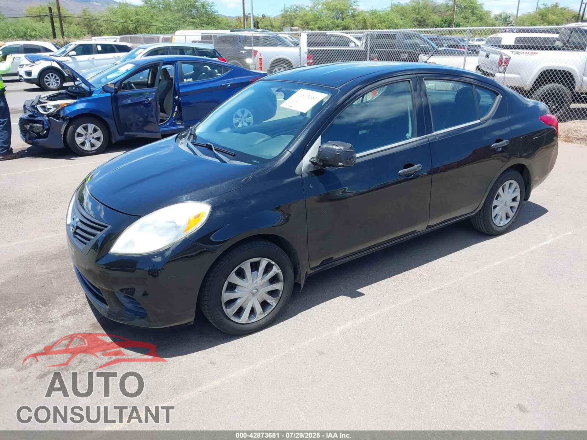 NISSAN VERSA 2012 - 3N1CN7AP1CL856436