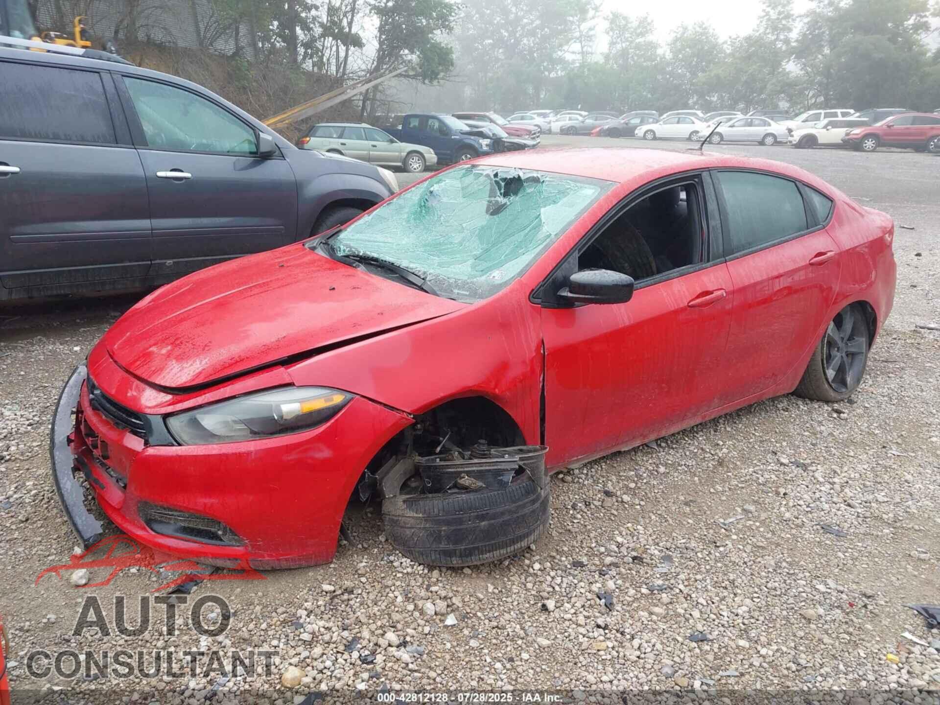 DODGE DART 2016 - 1C3CDFBB4GD701196