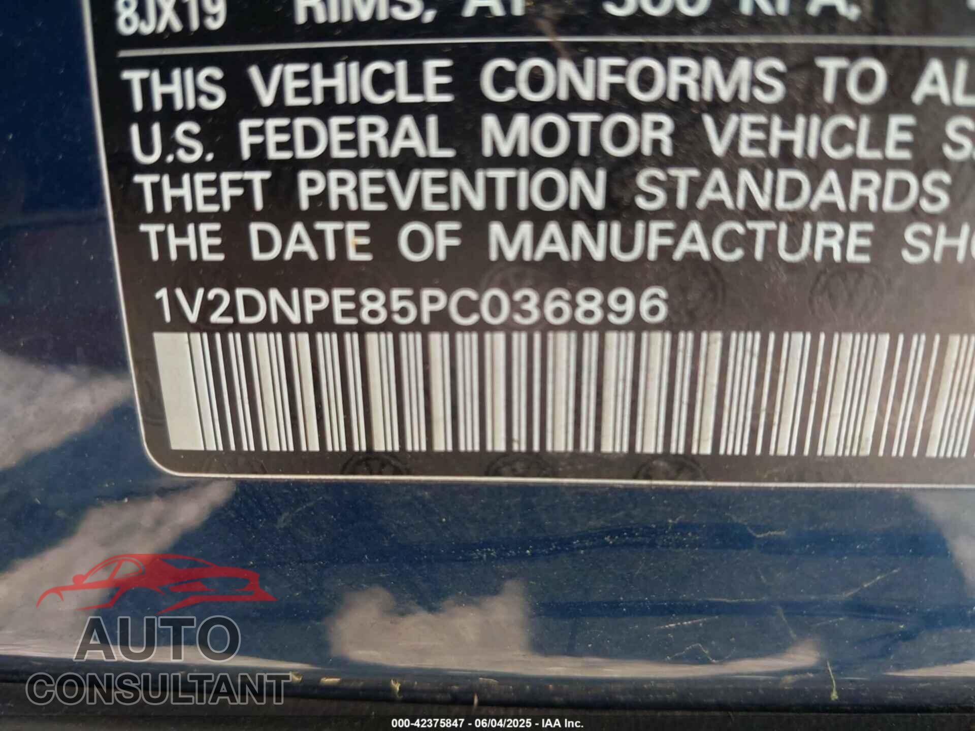 VOLKSWAGEN ID.4 2023 - 1V2DNPE85PC036896