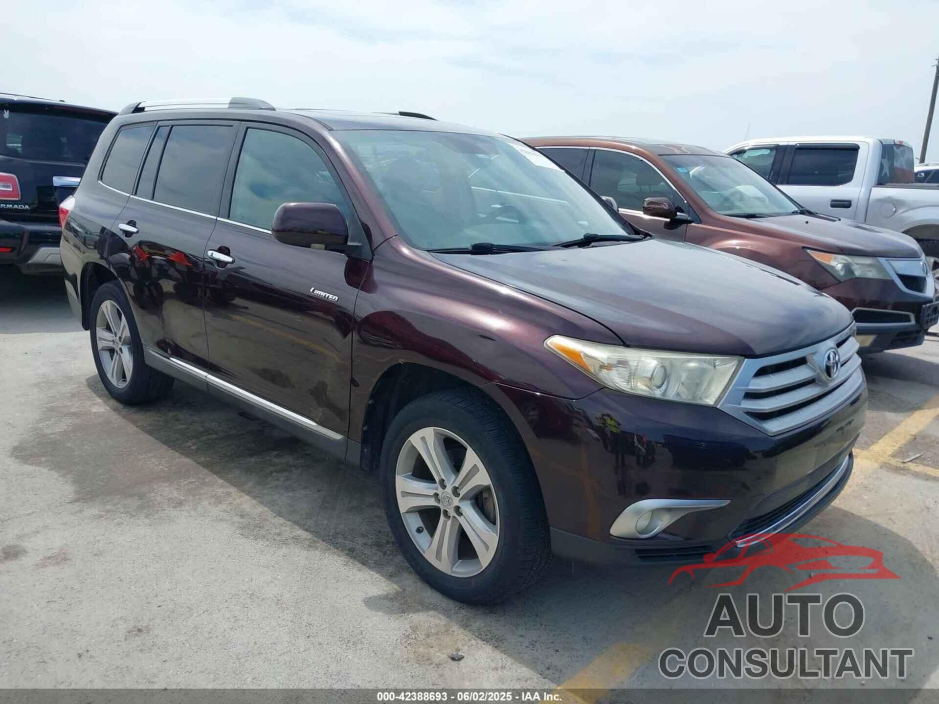 TOYOTA HIGHLANDER 2011 - 5TDYK3EH3BS035953