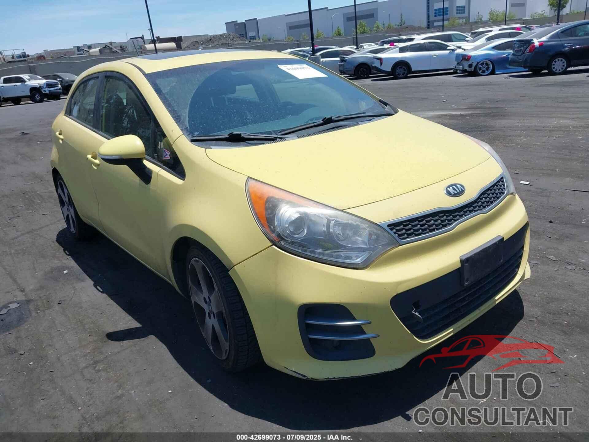 KIA RIO 2016 - KNADN5A31G6600913