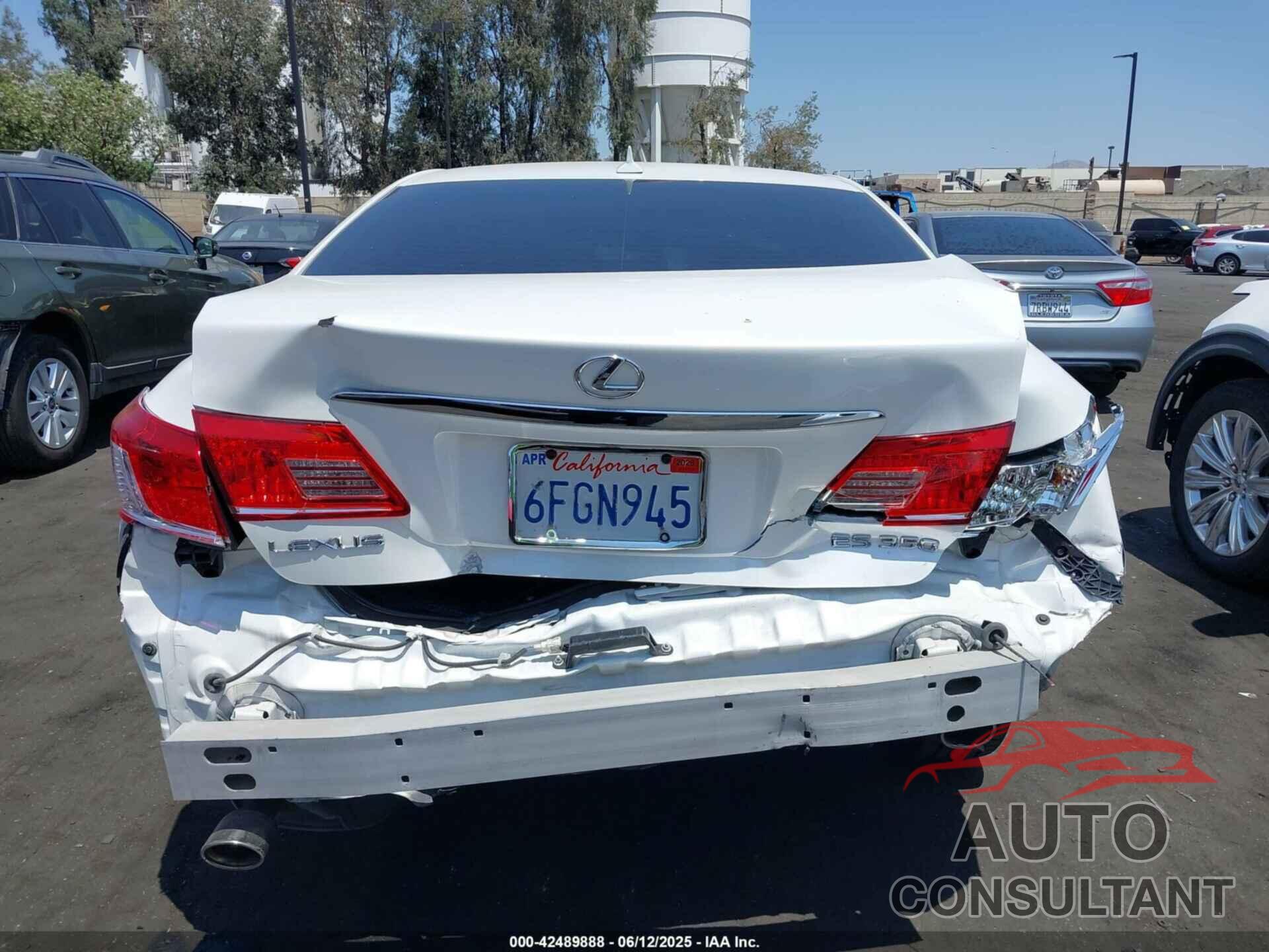 LEXUS ES 350 2010 - JTHBK1EG5A2381850
