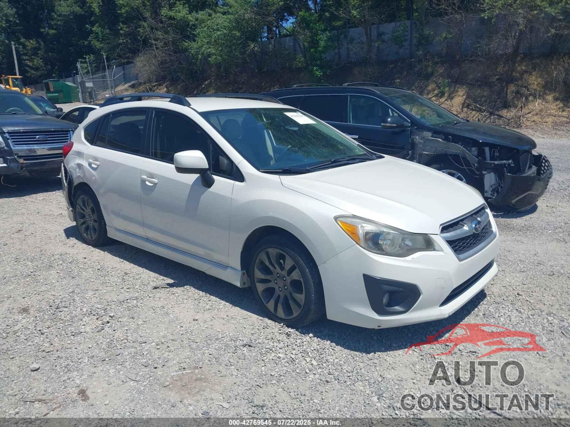 SUBARU IMPREZA 2012 - JF1GPAL6XCH205904