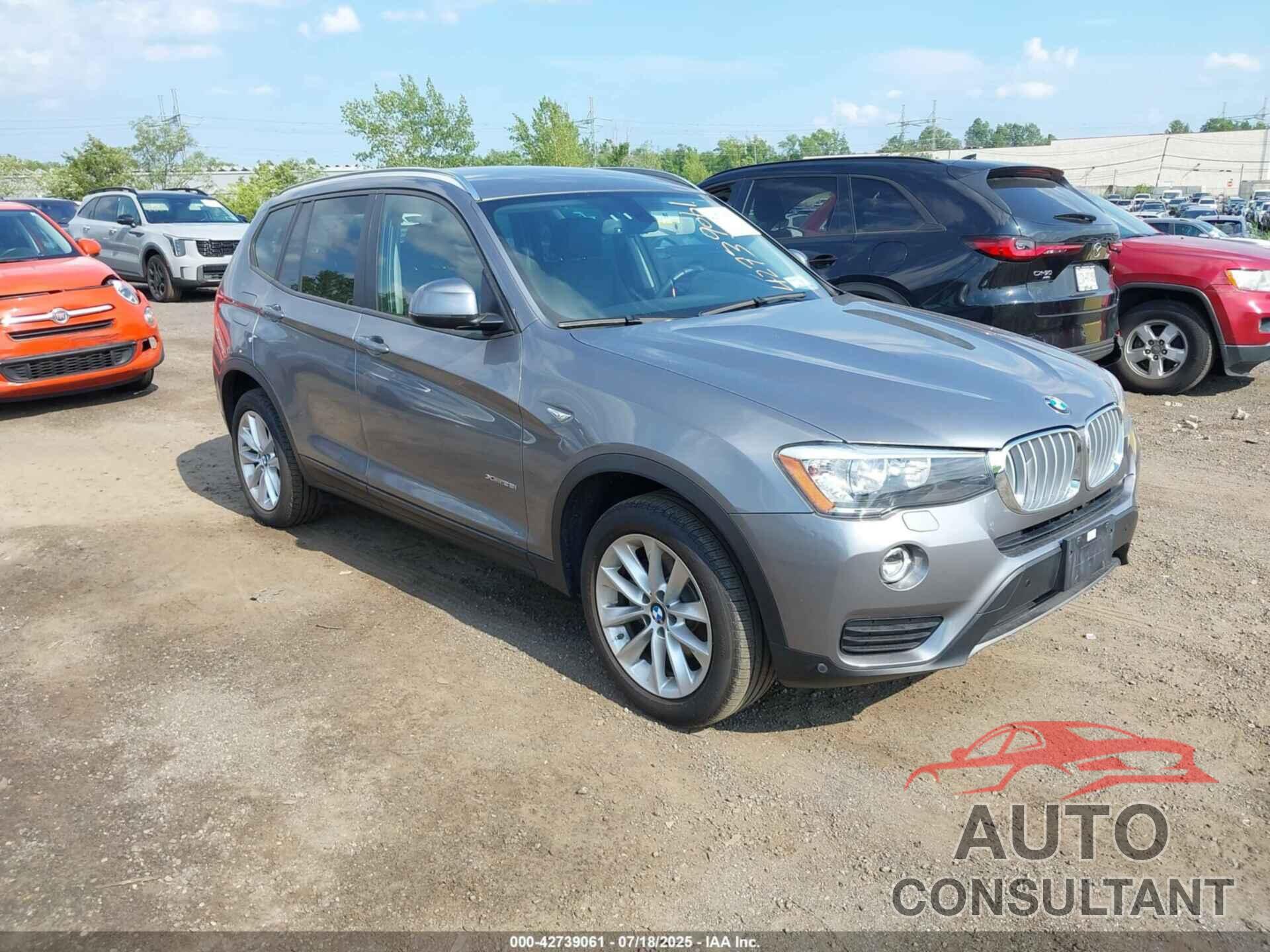 BMW X3 2017 - 5UXWX9C36H0W74972