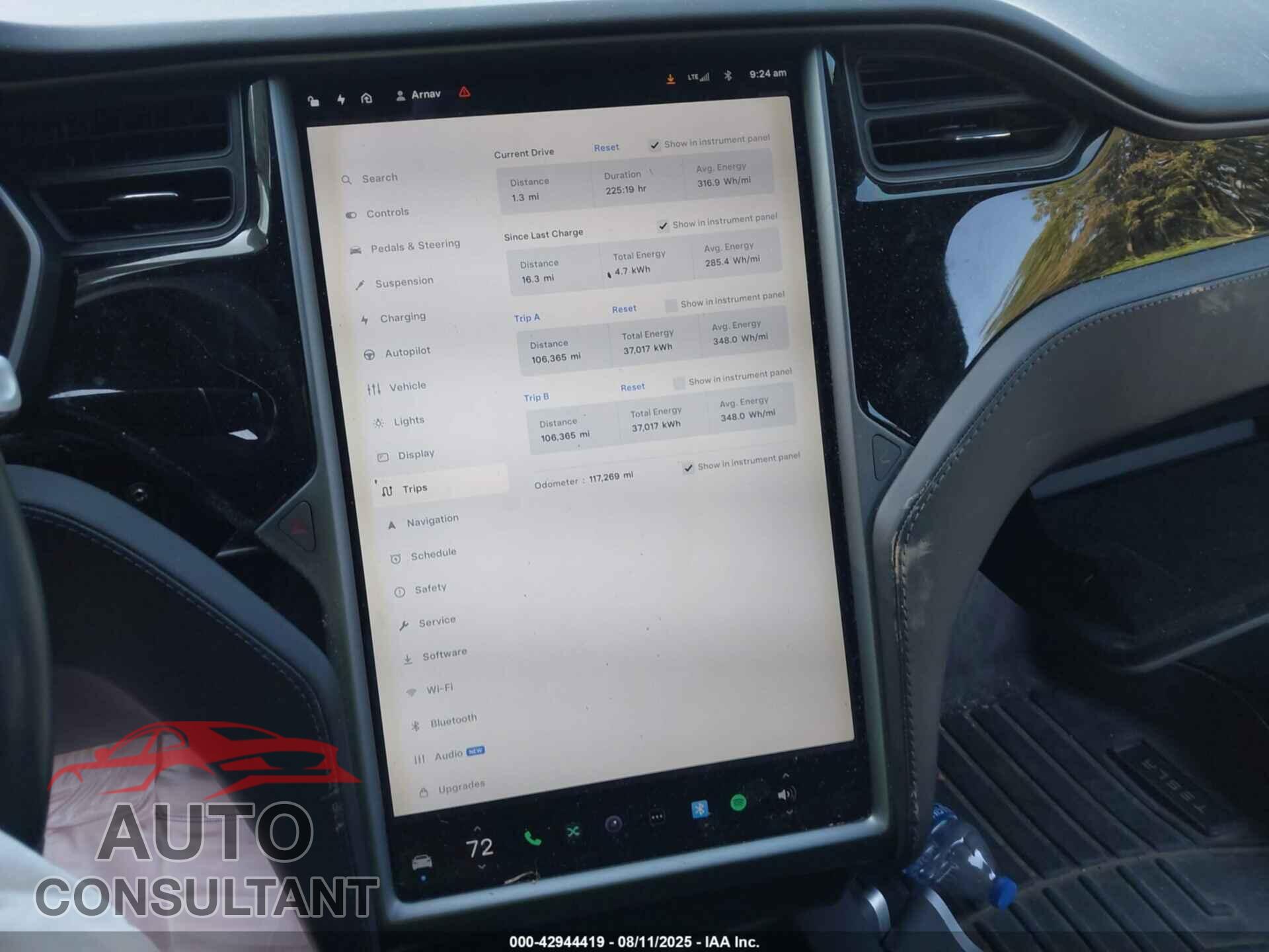 TESLA MODEL S 2018 - 5YJSA1E2XJF277232
