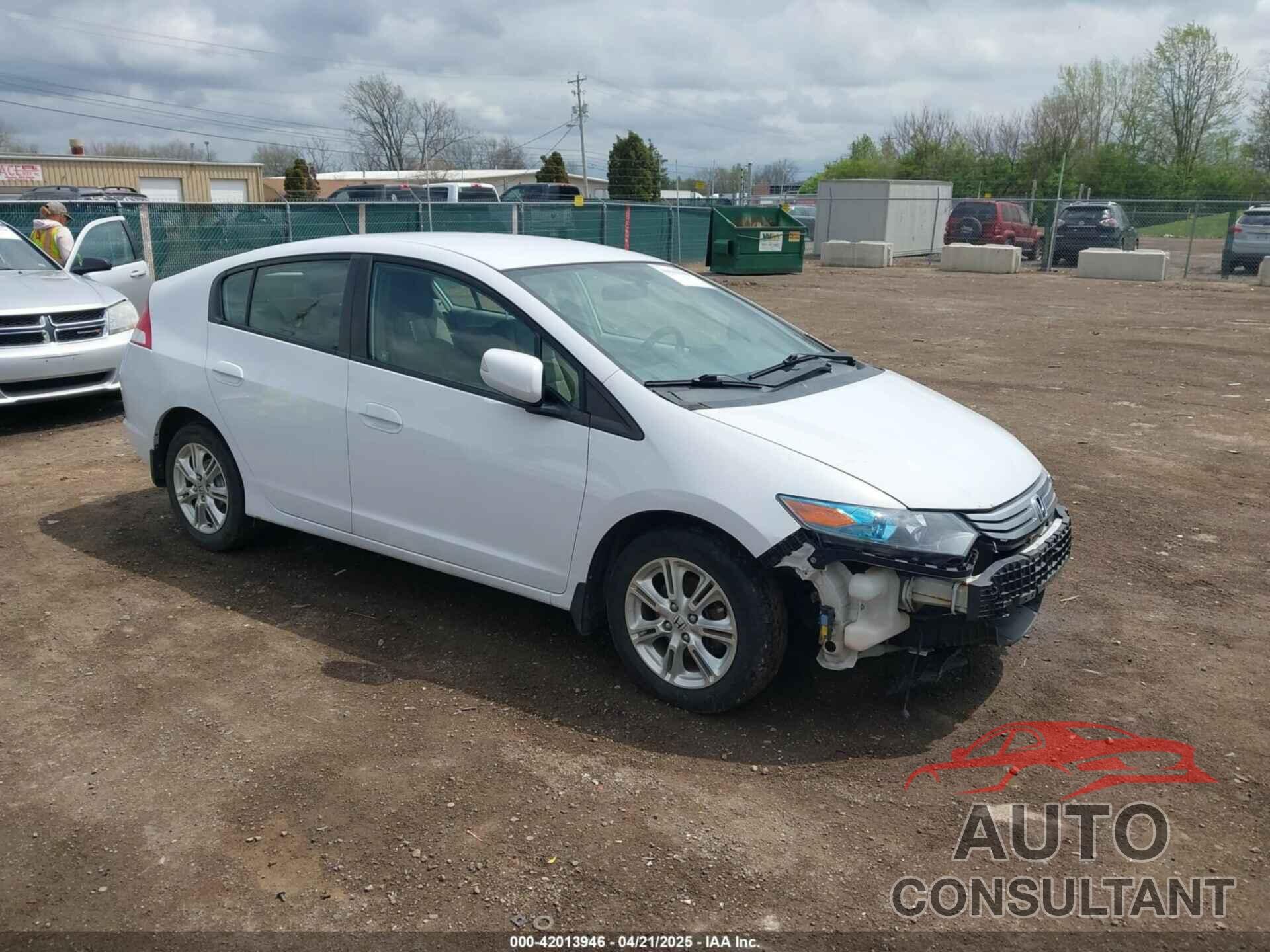 HONDA INSIGHT 2010 - JHMZE2H78AS026758