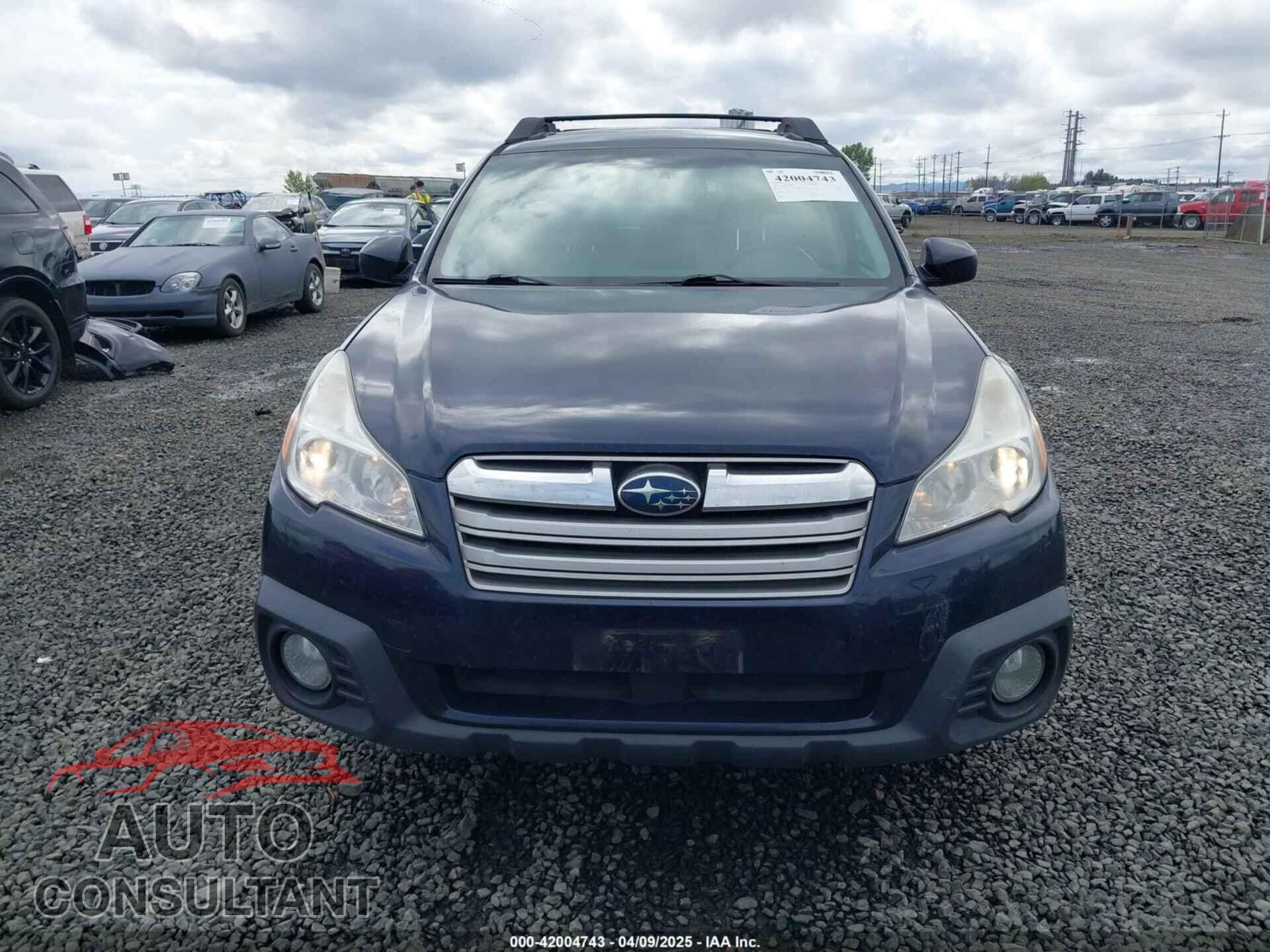 SUBARU OUTBACK 2014 - 4S4BRBDC4E3214134