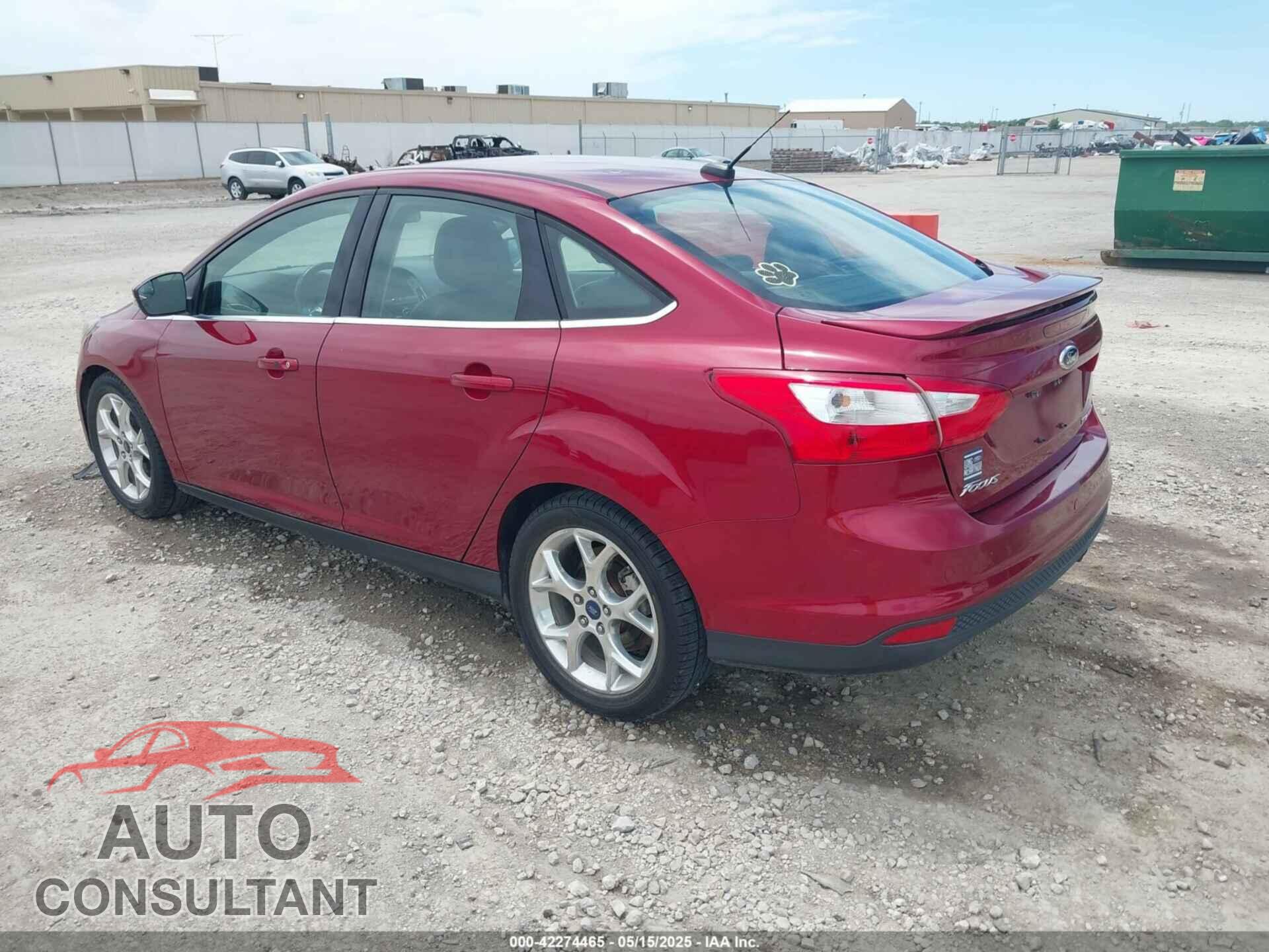FORD FOCUS 2013 - 1FADP3J25DL245384