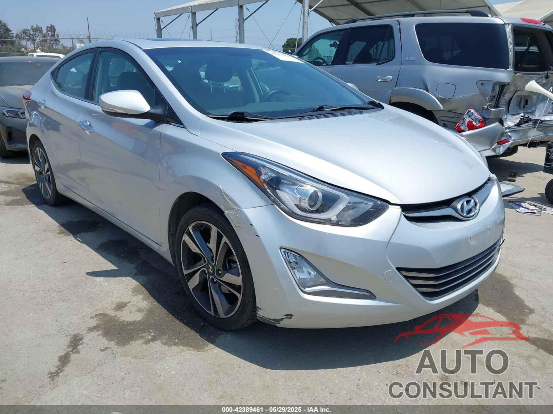 HYUNDAI ELANTRA 2014 - KMHDH4AE6EU138648
