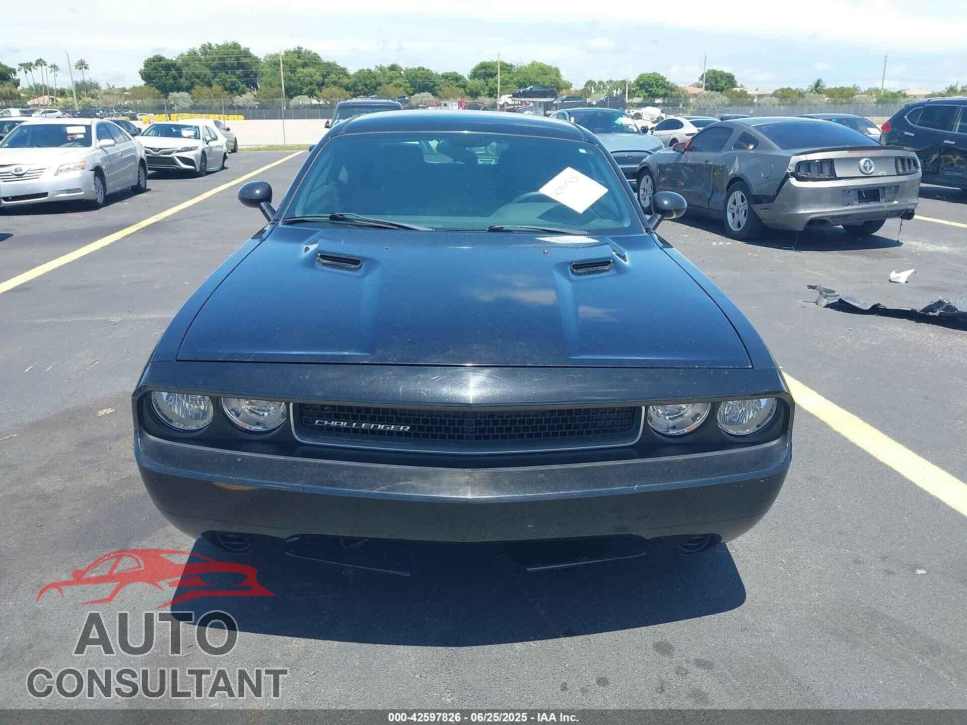 DODGE CHALLENGER 2012 - 2C3CDYAG2CH181070