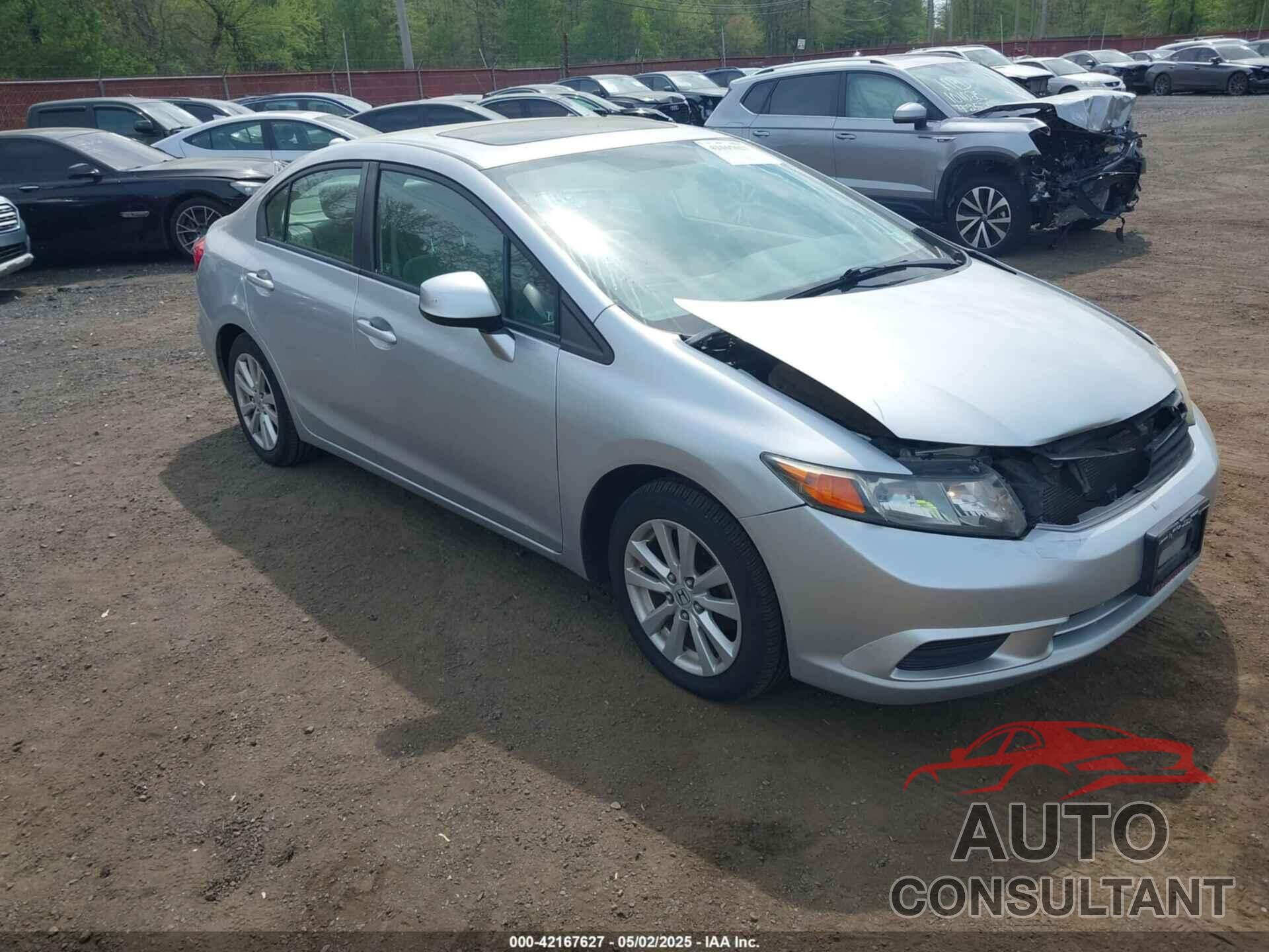 HONDA CIVIC 2012 - 19XFB2F97CE335726