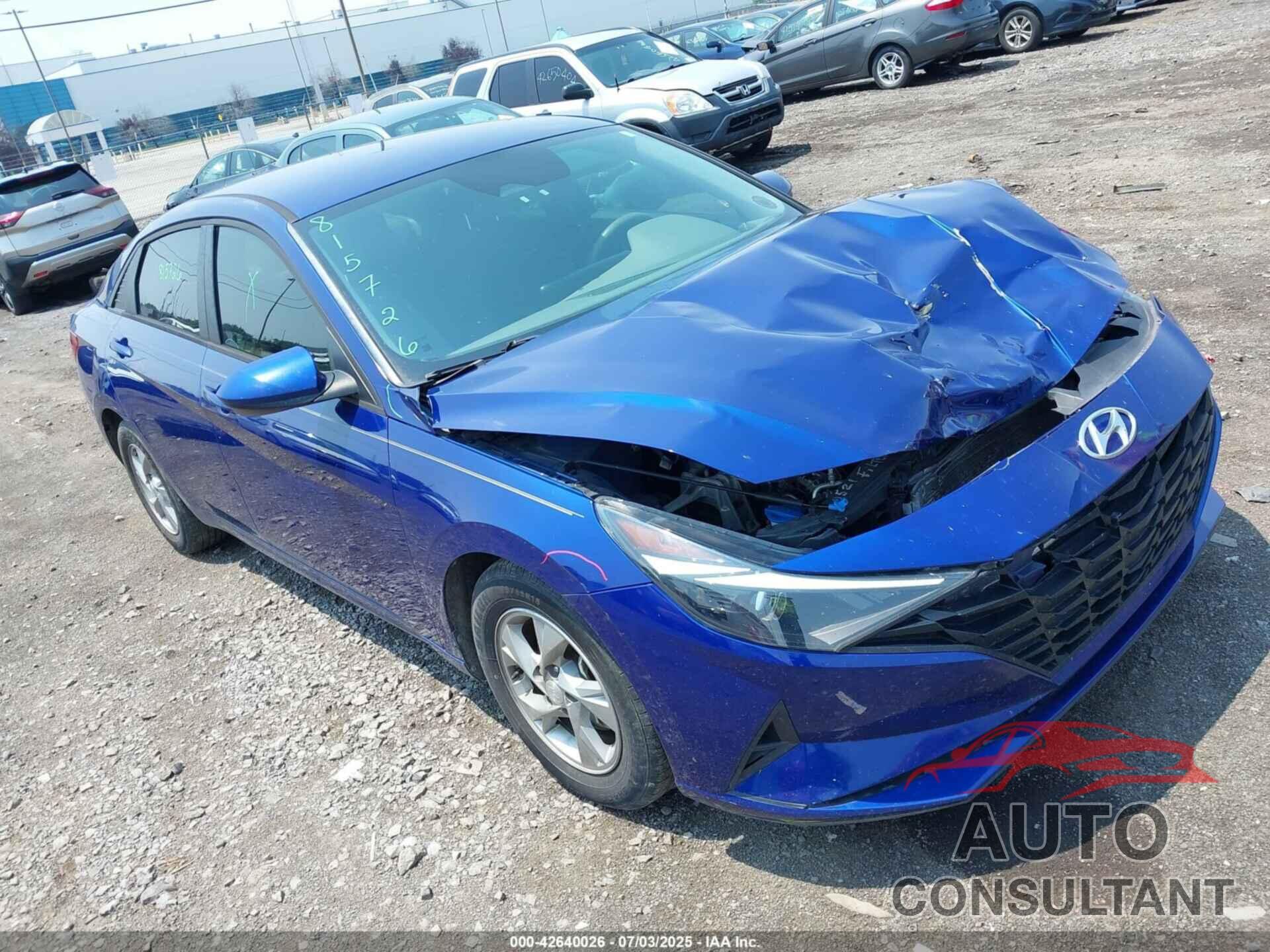 HYUNDAI ELANTRA 2021 - 5NPLL4AG4MH015066