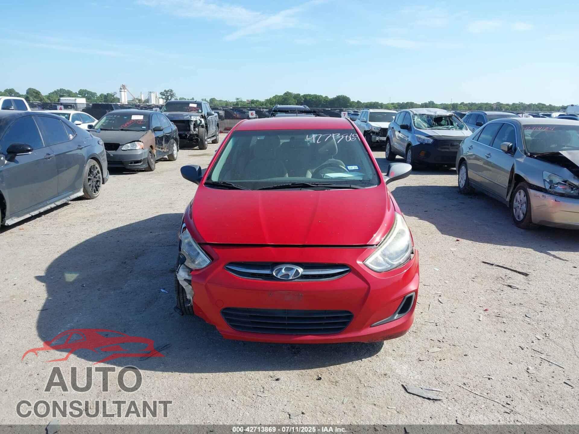 HYUNDAI ACCENT 2016 - KMHCT4AE4GU999727