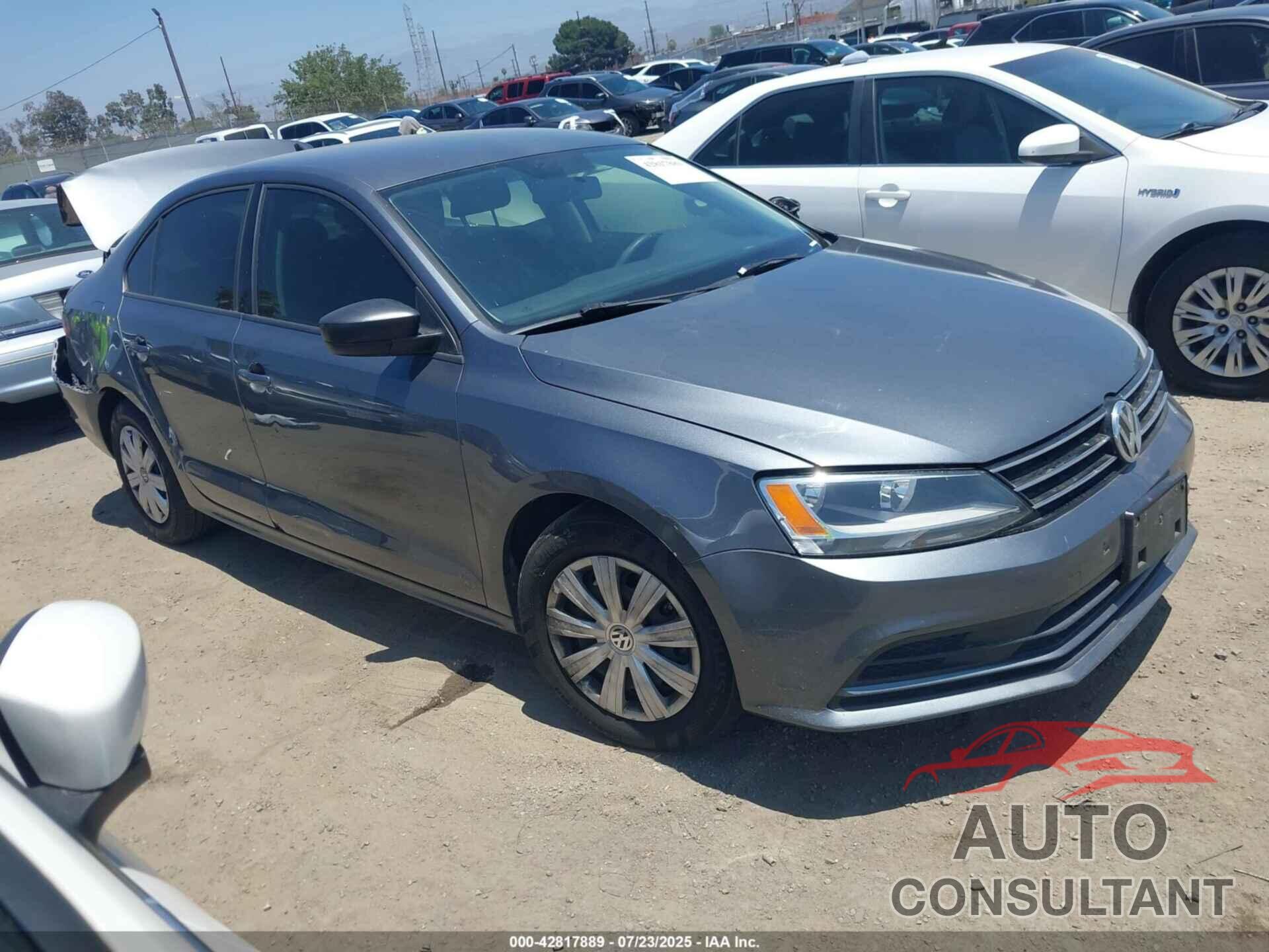 VOLKSWAGEN JETTA 2016 - 3VW267AJ6GM208413