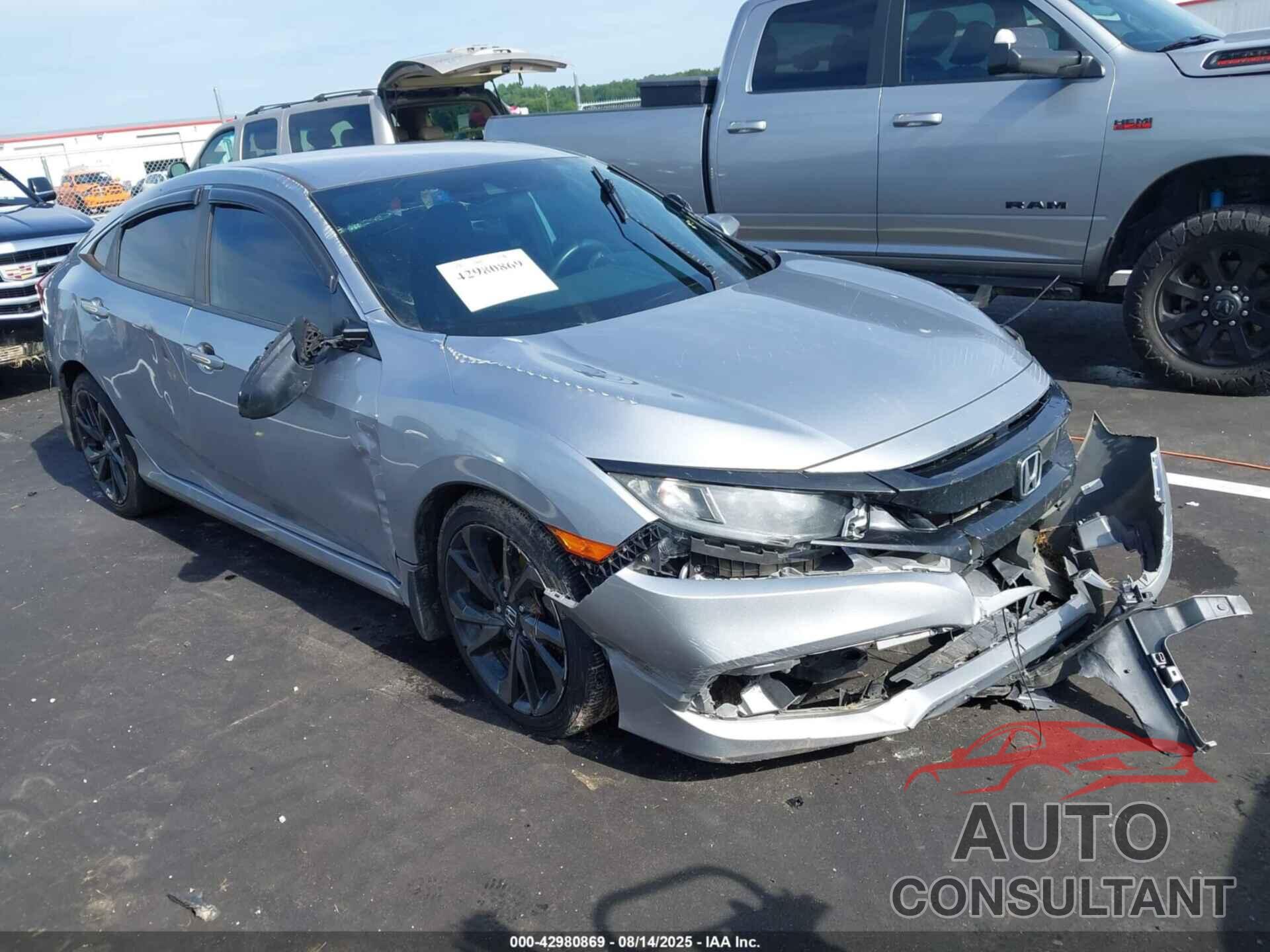 HONDA CIVIC 2020 - 19XFC2F81LE026595