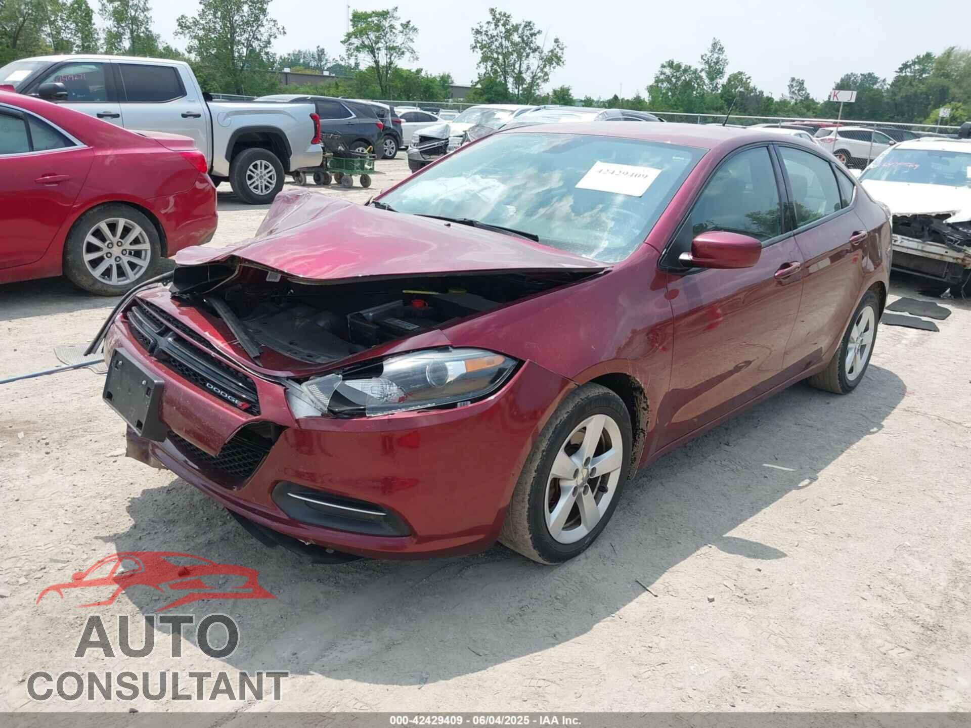 DODGE DART 2015 - 1C3CDFBB7FD238453