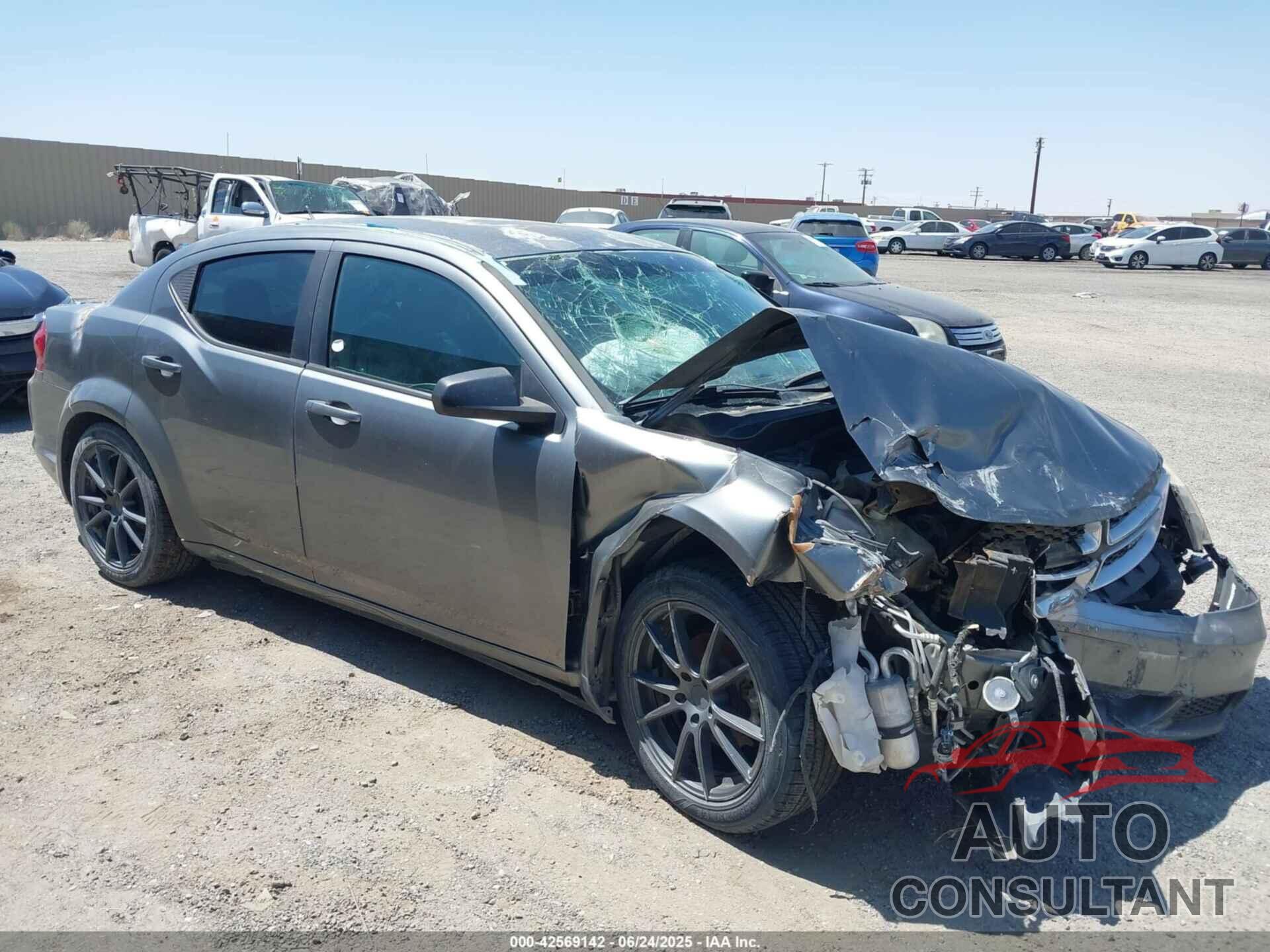 DODGE AVENGER 2012 - 1C3CDZAB1CN158509