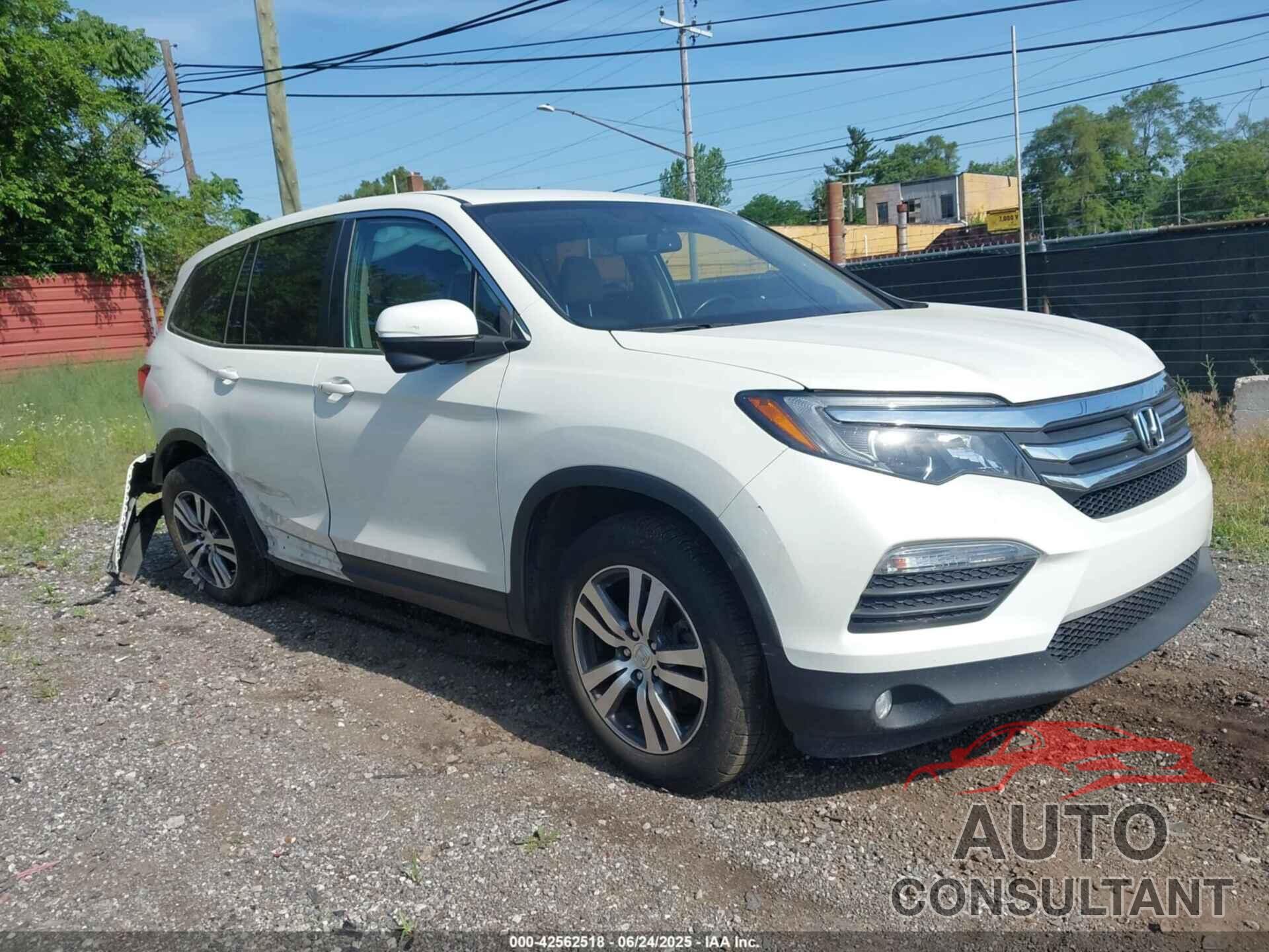 HONDA PILOT 2017 - 5FNYF6H75HB081239