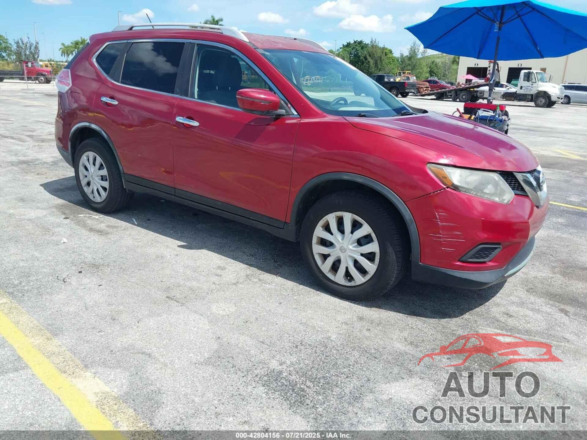 NISSAN ROGUE 2016 - KNMAT2MV7GP647980