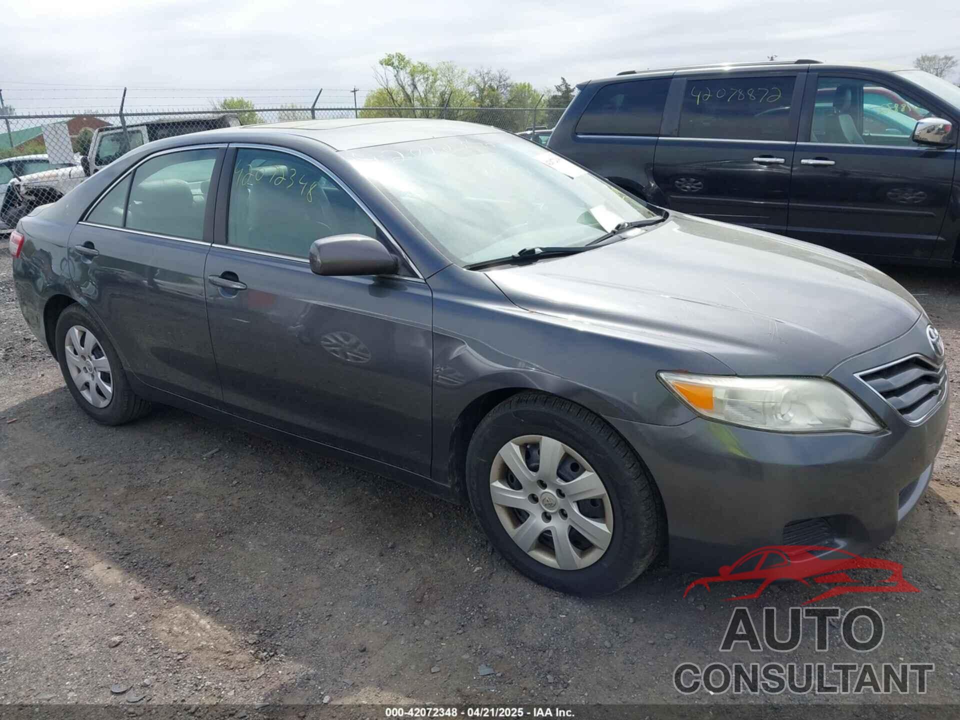 TOYOTA CAMRY 2010 - 4T1BF3EKXAU047089