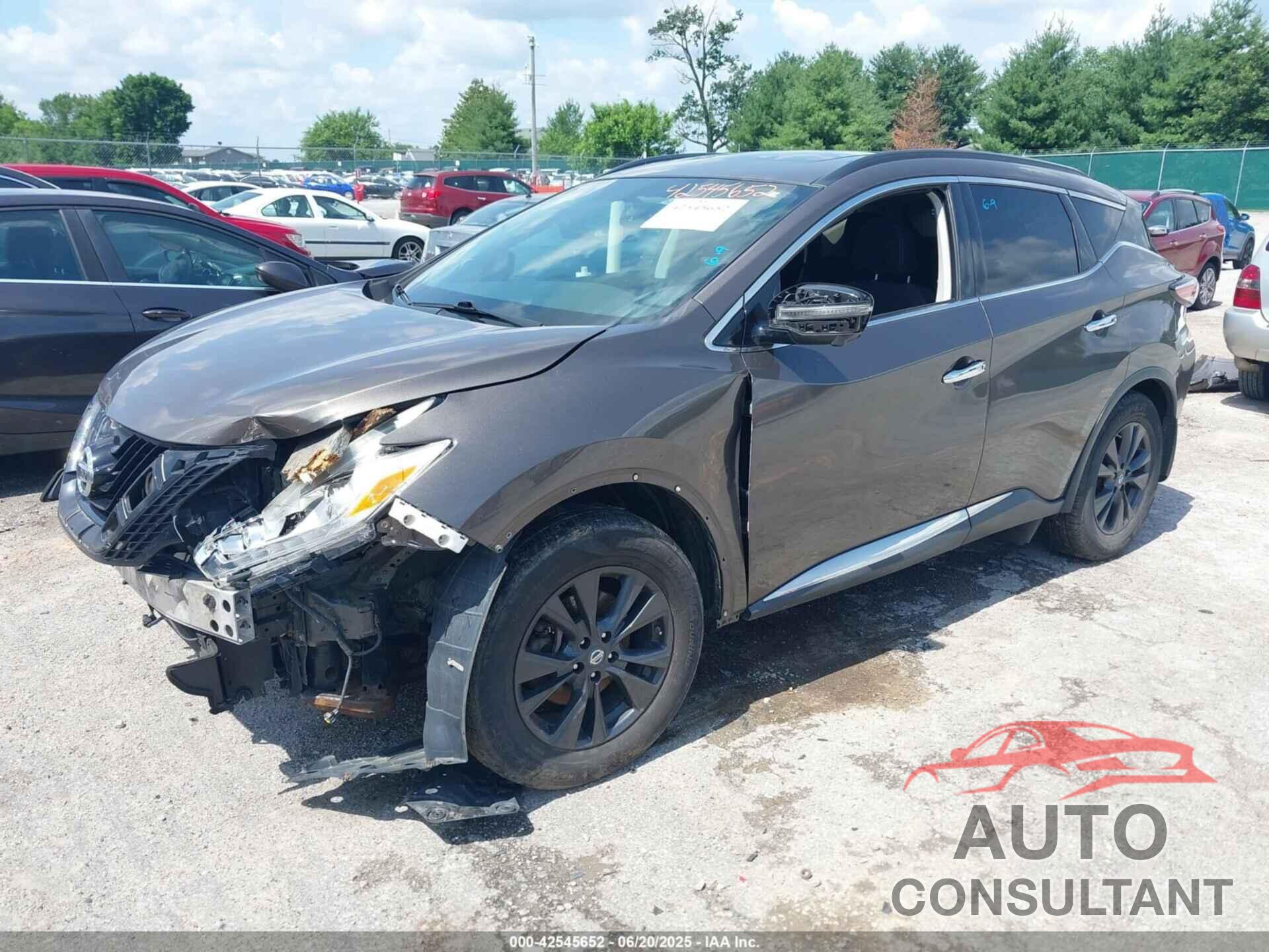 NISSAN MURANO 2017 - 5N1AZ2MH7HN179962