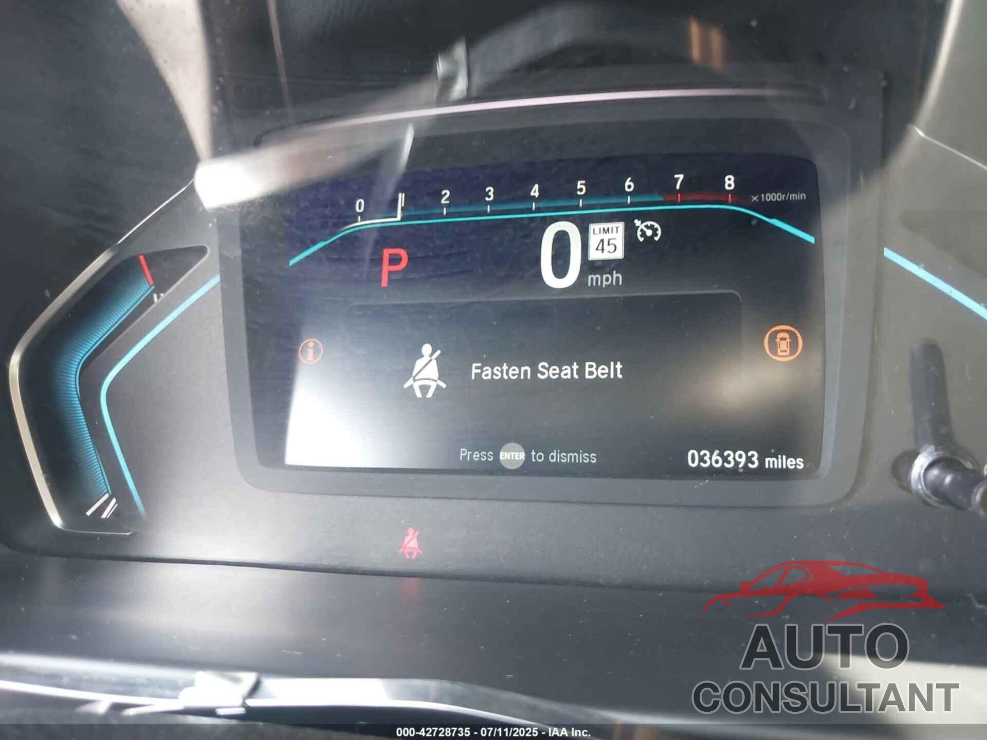 HONDA ODYSSEY 2023 - 5FNRL6H81PB068394