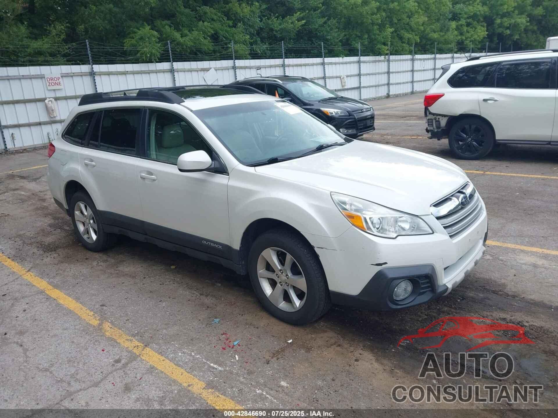 SUBARU OUTBACK 2013 - 4S4BRCKCXD3324659