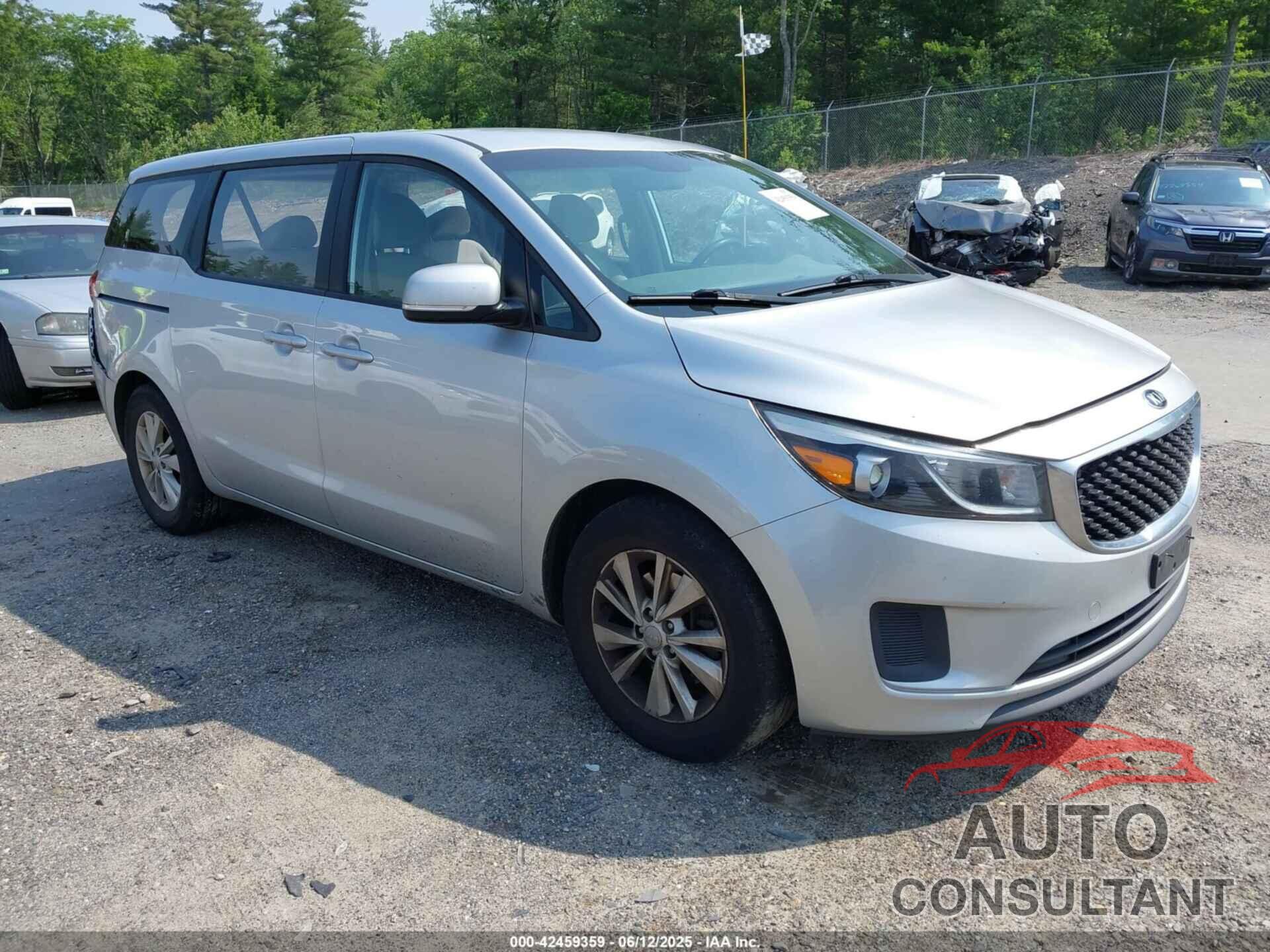 KIA SEDONA 2016 - KNDMA5C18G6150350