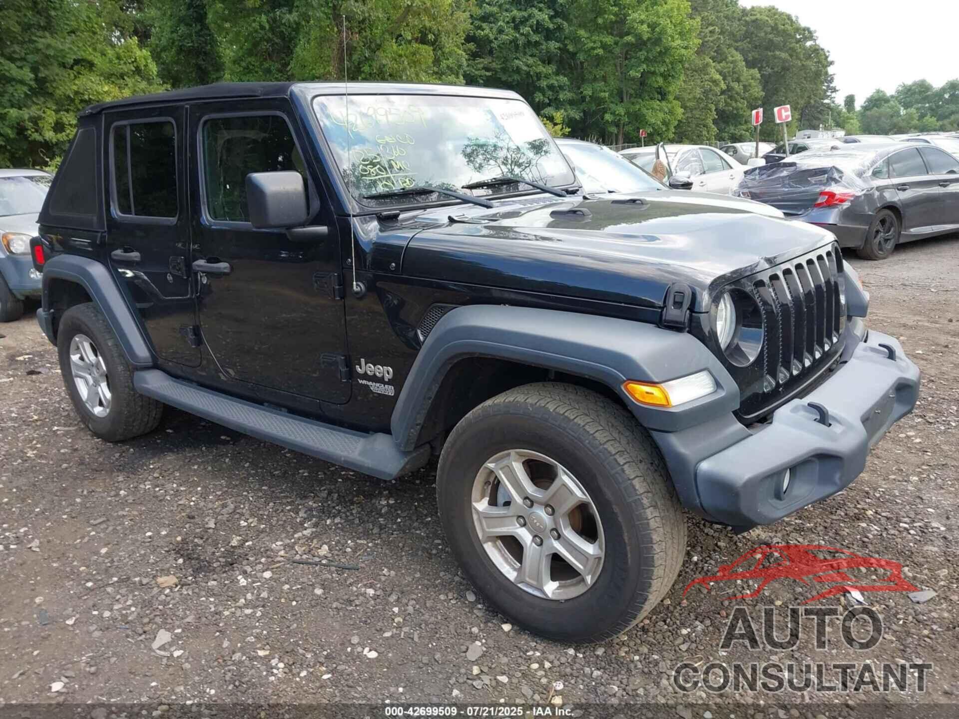 JEEP WRANGLER UNLIMITED 2018 - 1C4HJXDG3JW111026