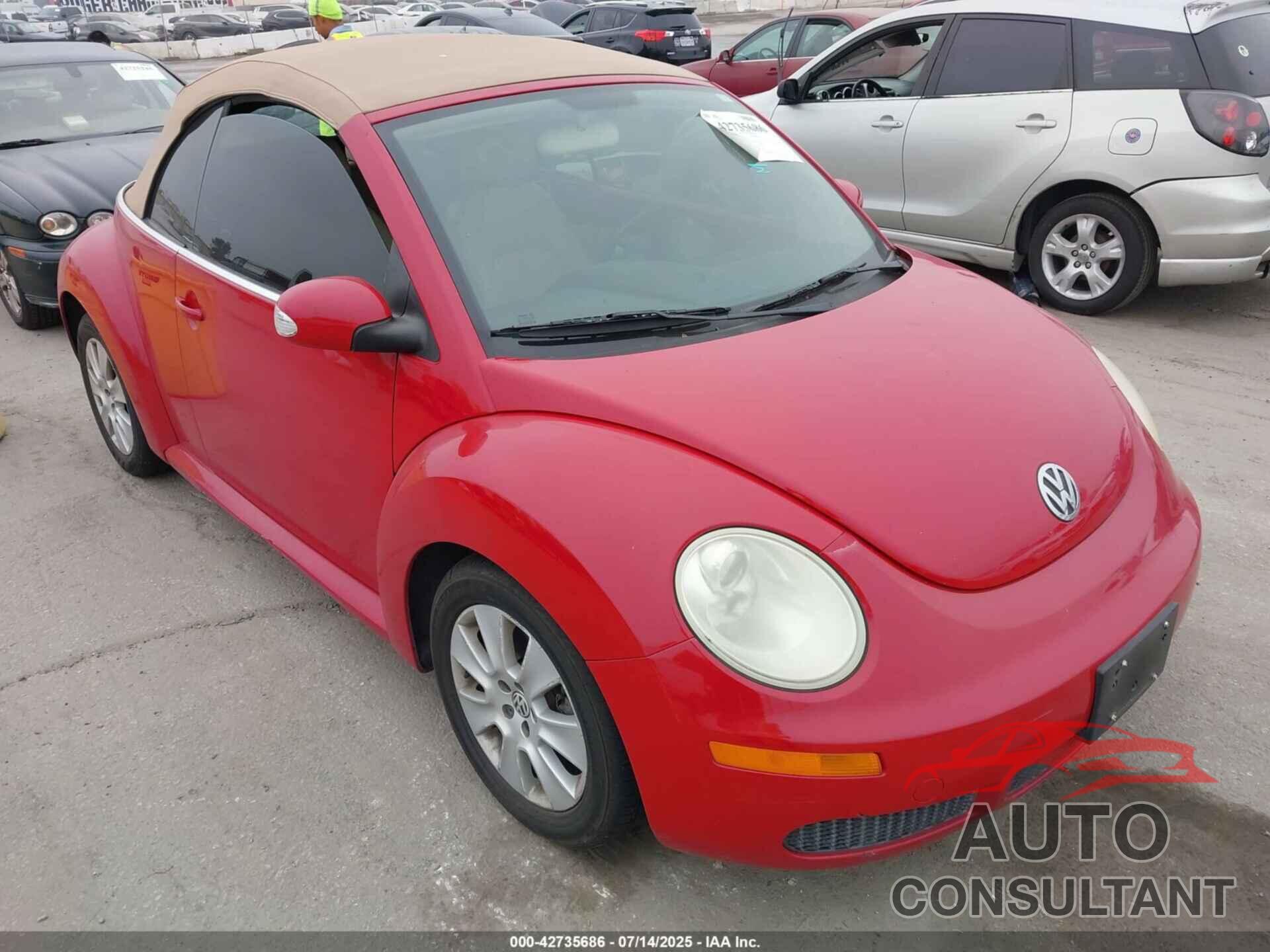 VOLKSWAGEN NEW BEETLE 2009 - 3VWRF31YX9M409836